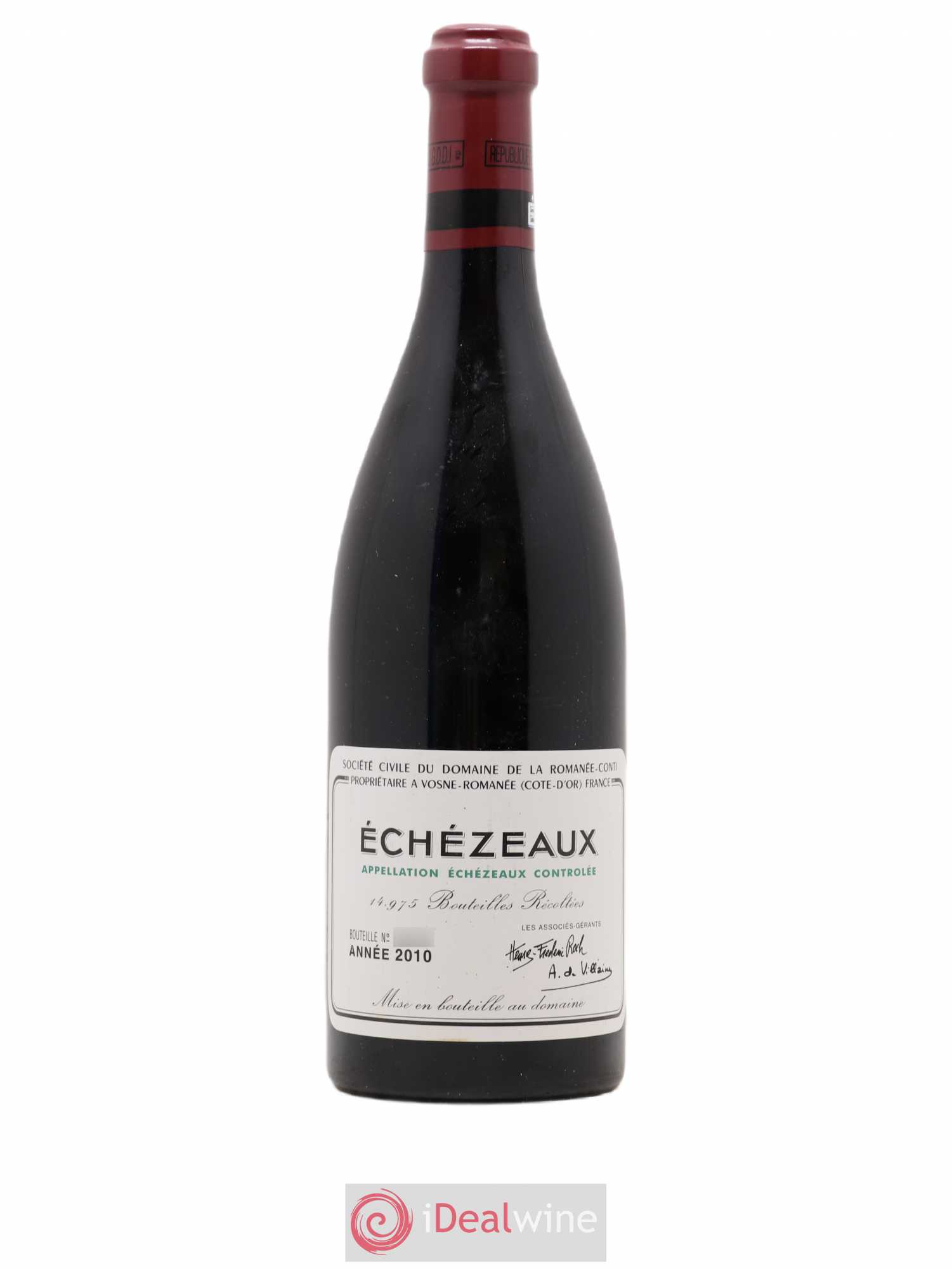 Echezeaux Grand Cru Domaine de la Romanée-Conti 2010 - Lot de 1 bouteille - 0