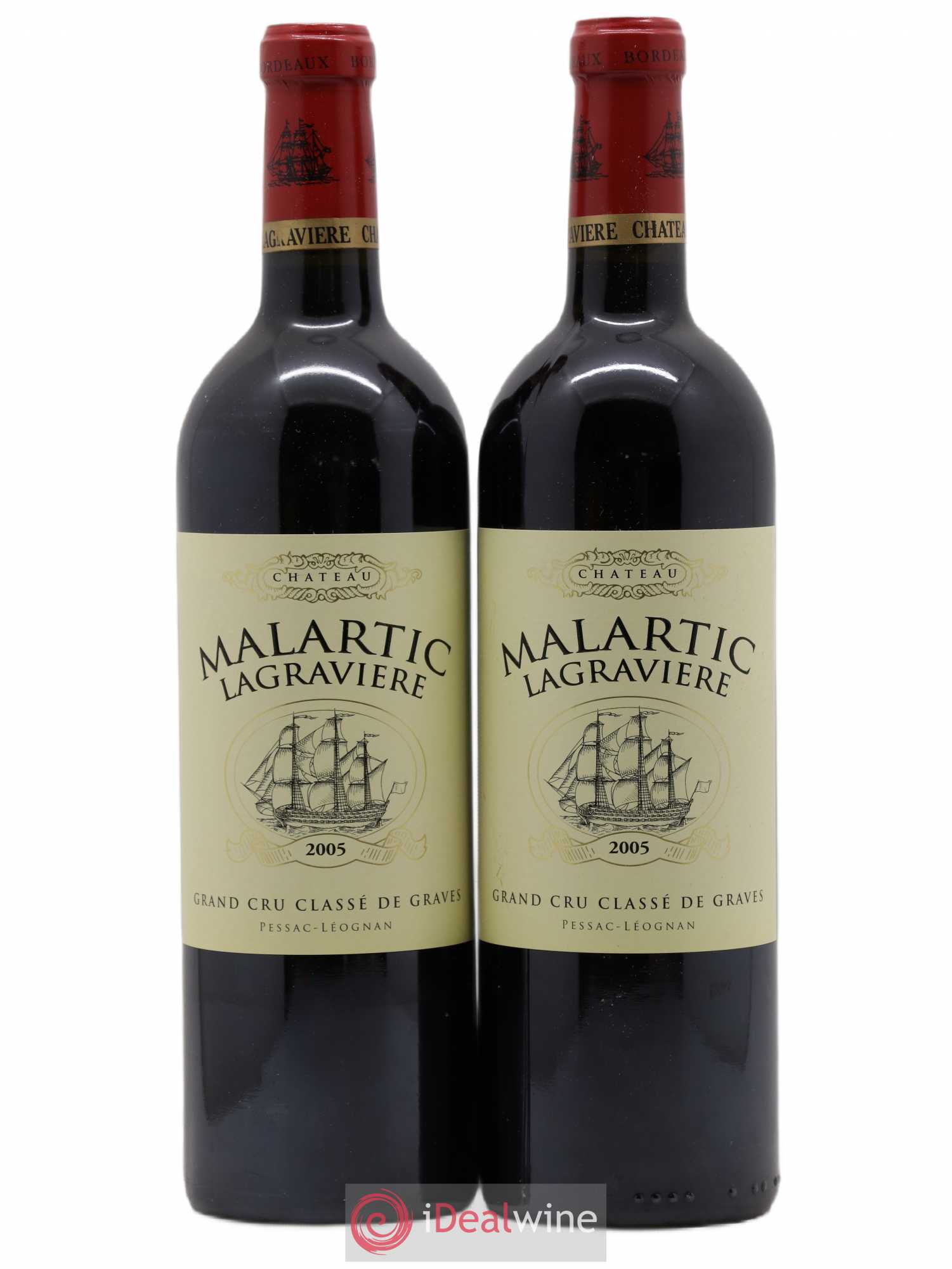 Château Malartic-Lagravière Cru Classé de Graves 2005 - Lot de 2 bouteilles - 0
