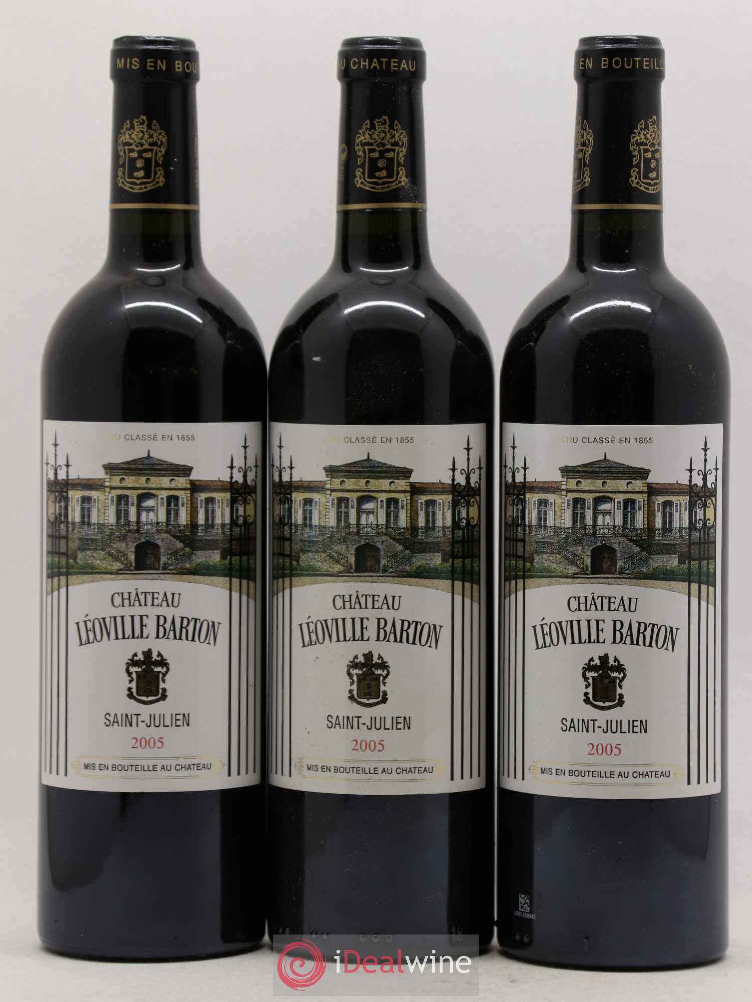 Château Léoville Barton 2ème Grand Cru Classé 2005 - Lot de 6 bouteilles - 1