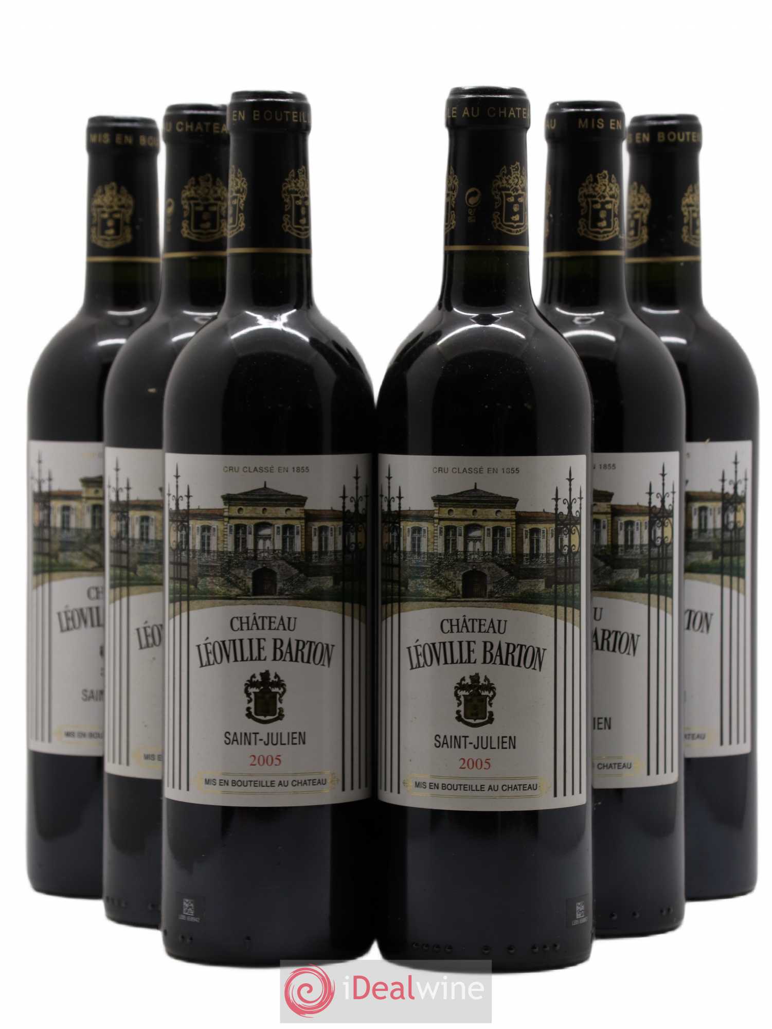 Château Léoville Barton 2ème Grand Cru Classé 2005 - Lot de 6 bouteilles - 0
