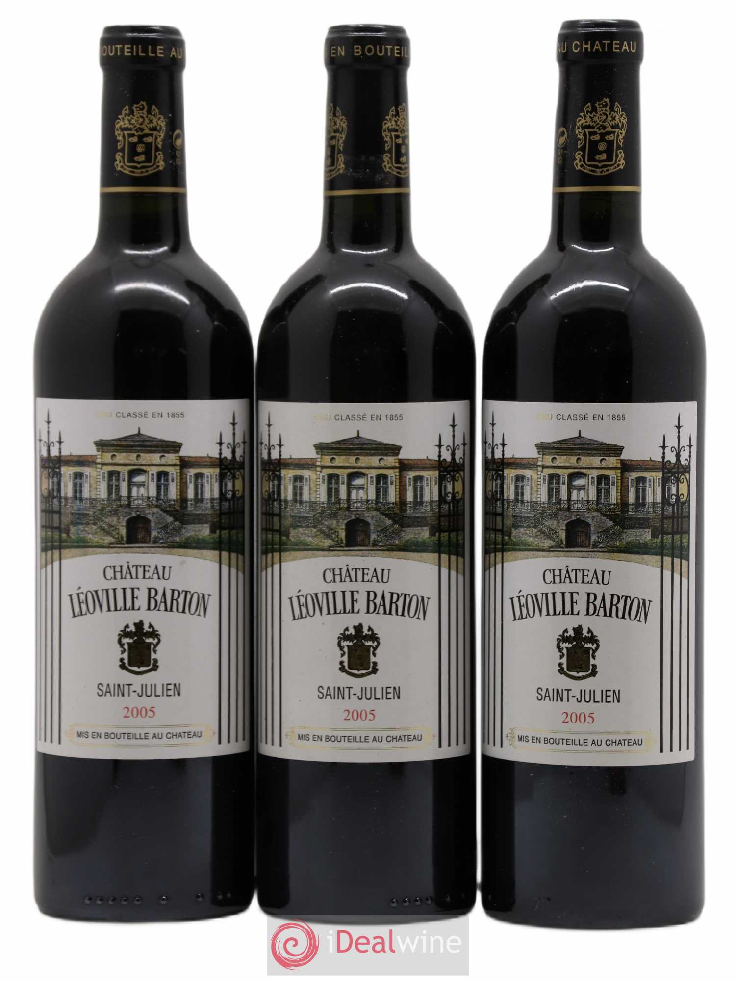 Château Léoville Barton 2ème Grand Cru Classé 2005 - Lot de 3 bouteilles - 0