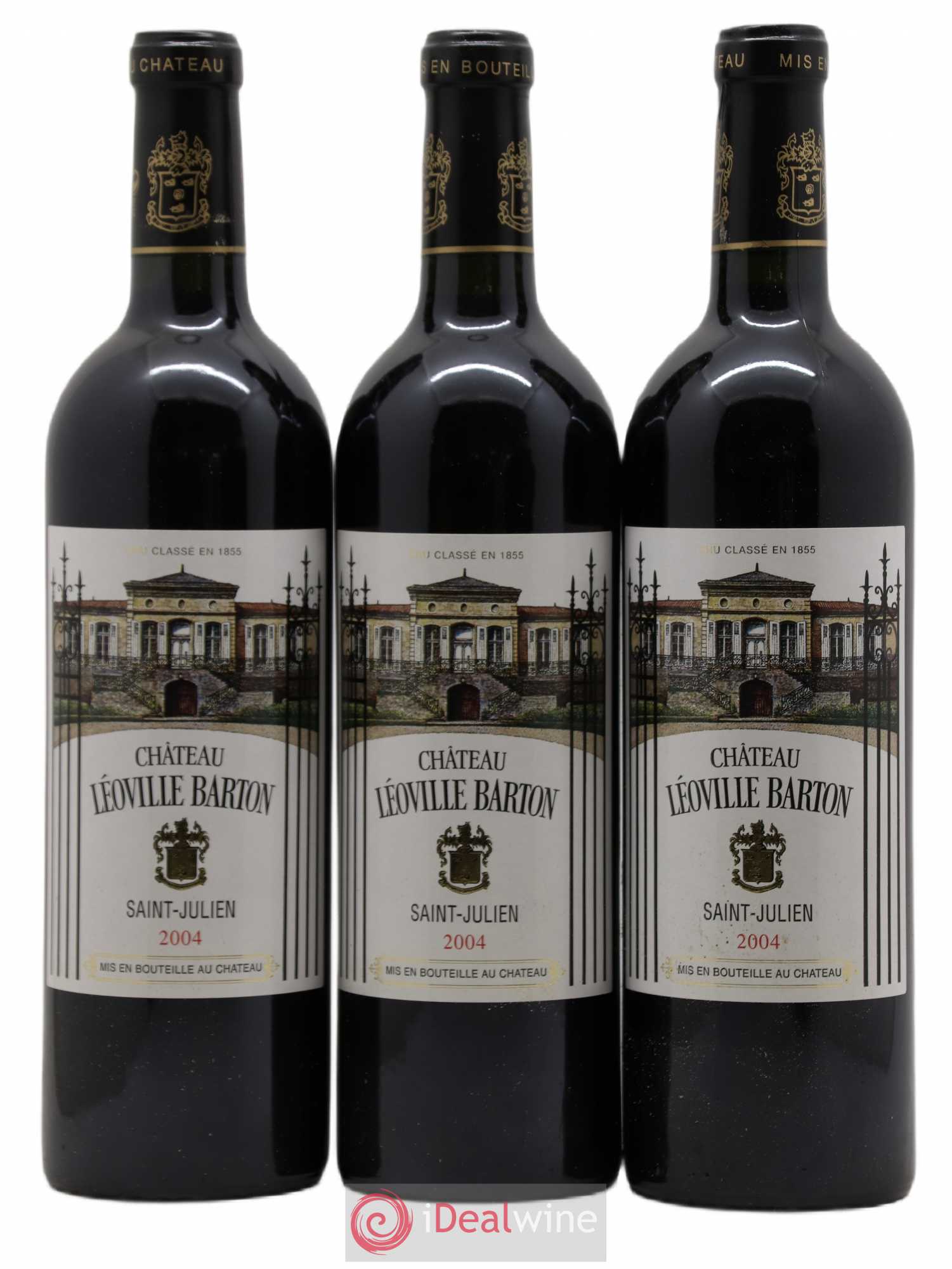 Château Léoville Barton 2ème Grand Cru Classé 2004 - Lot de 3 bouteilles - 0