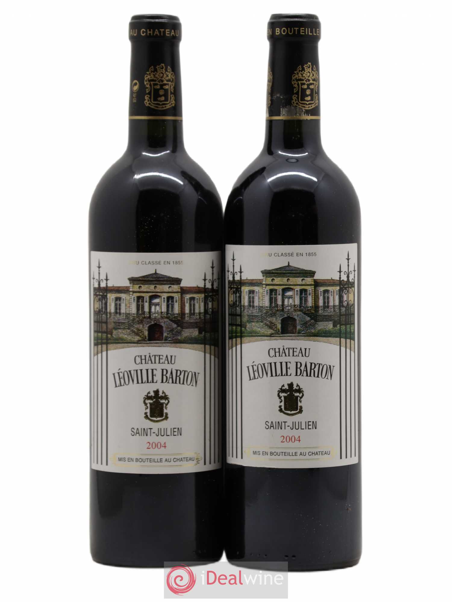 Château Léoville Barton 2ème Grand Cru Classé 2004 - Lot de 2 bouteilles - 0