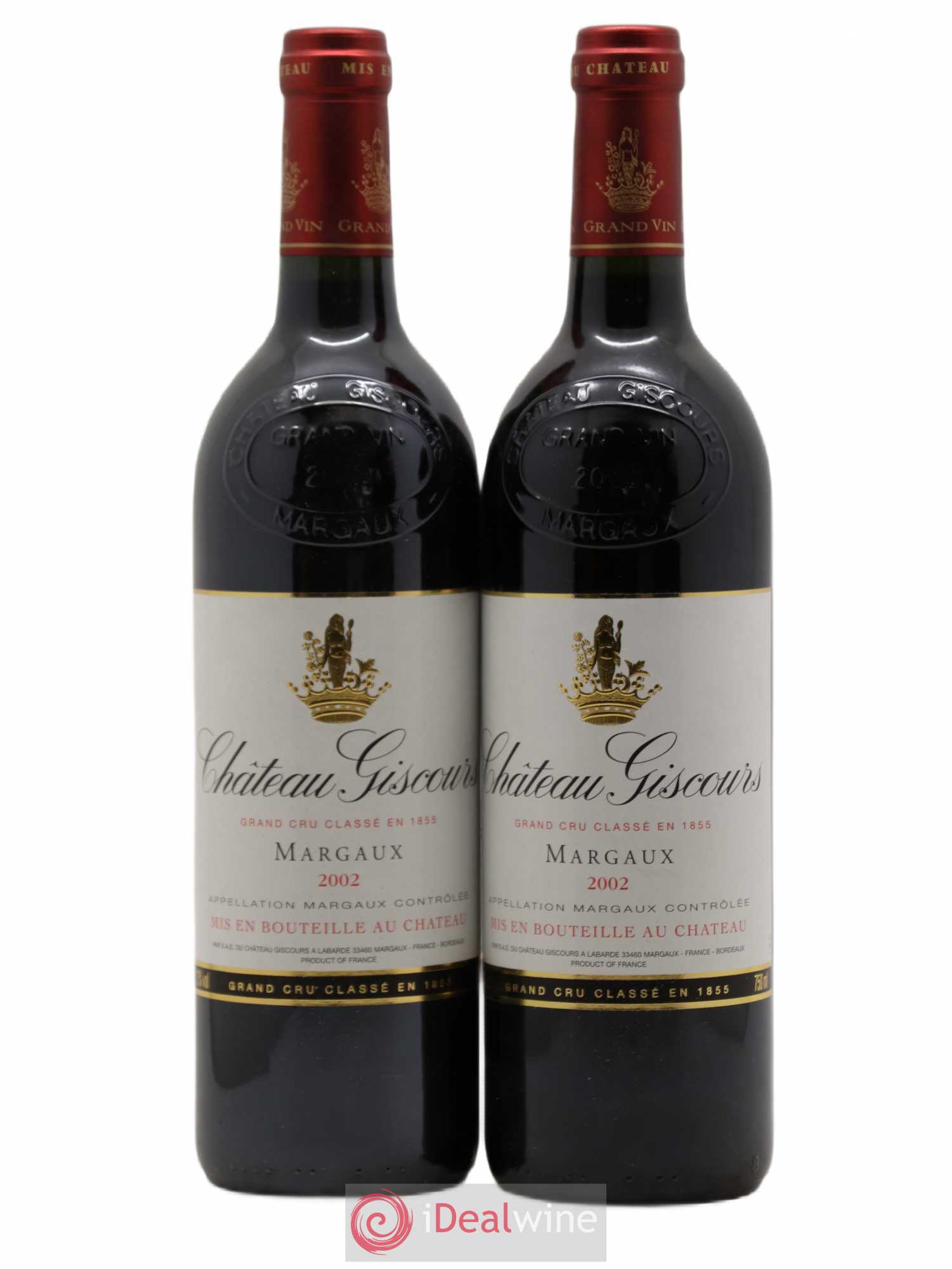 Château Giscours 3ème Grand Cru Classé 2002 - Lot de 2 bouteilles - 0