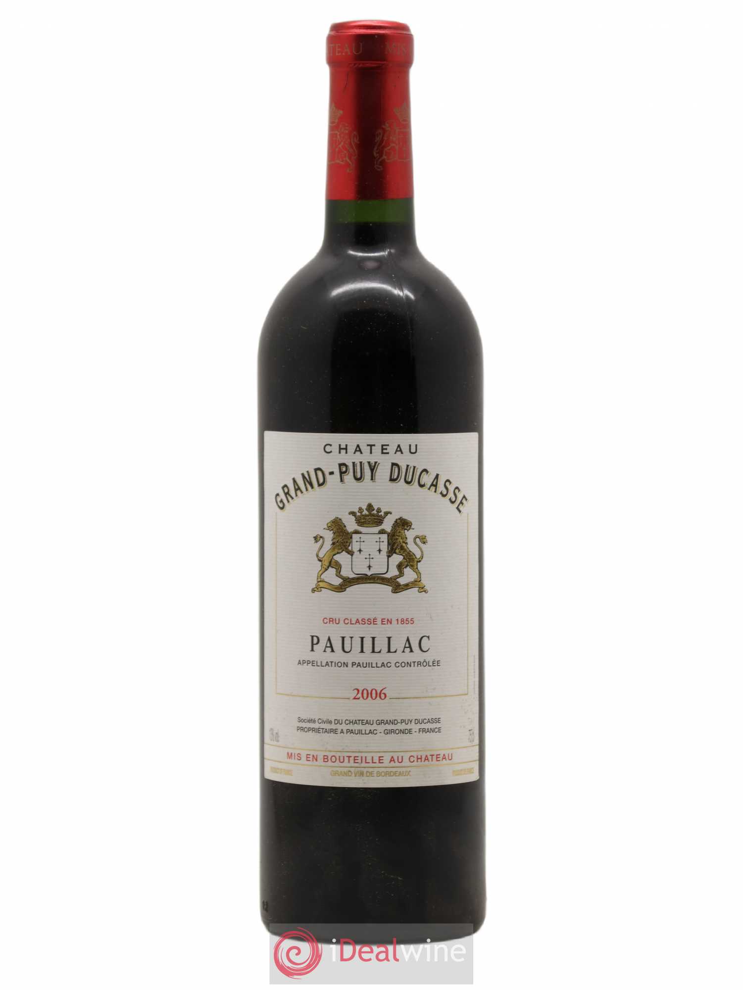 Château Grand Puy Ducasse 5ème Grand Cru Classé 2006 - Lot de 1 bouteille - 0