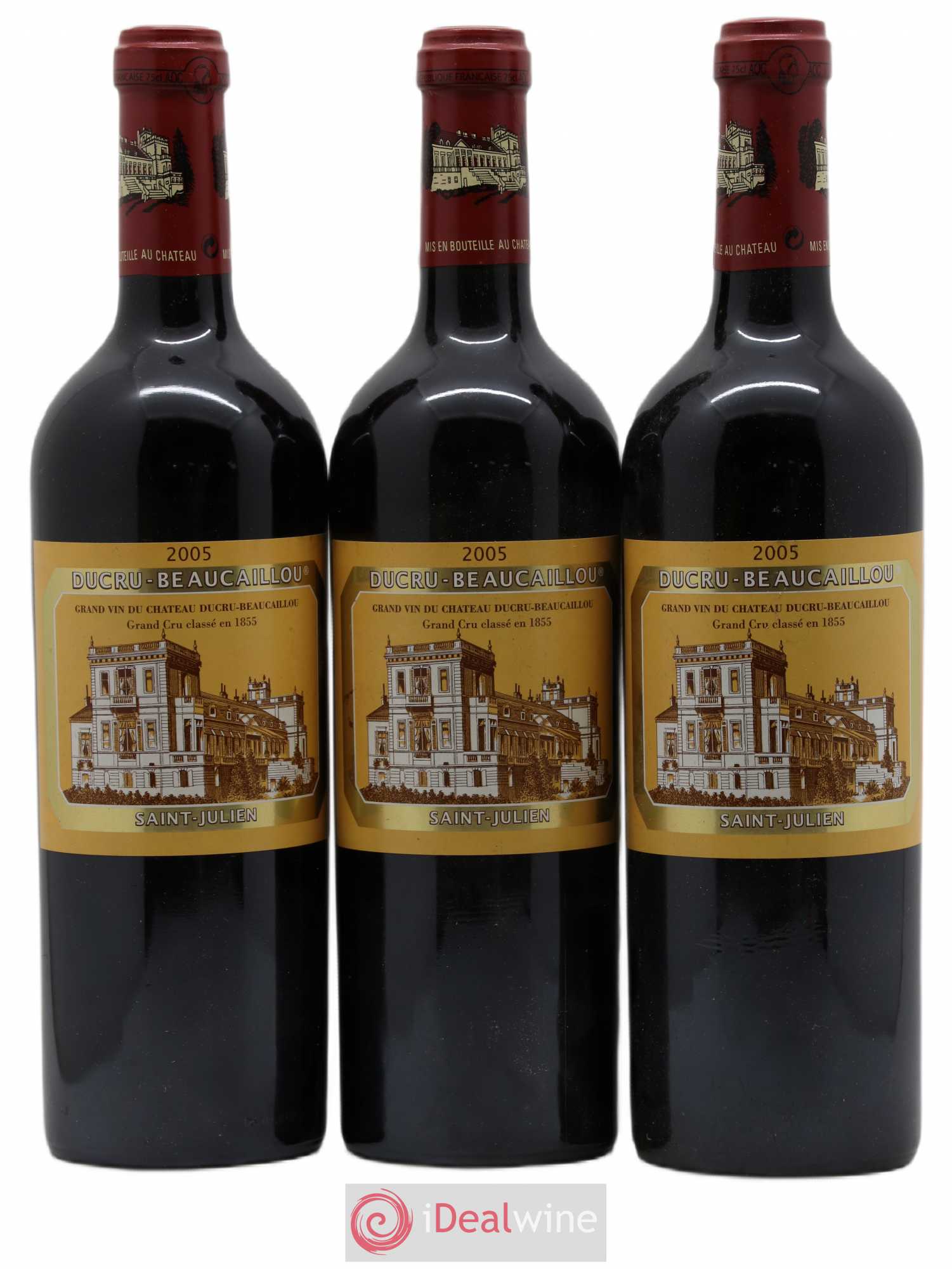 Château Ducru Beaucaillou 2ème Grand Cru Classé 2005 - Lot de 3 bouteilles - 0