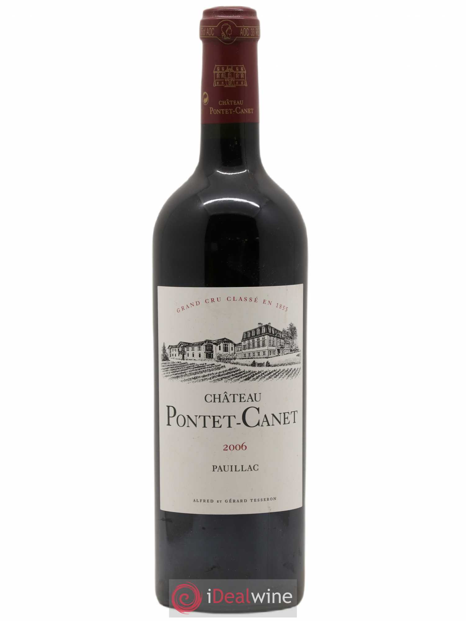 Château Pontet Canet 5ème Grand Cru Classé 2006 - Lot de 1 bouteille - 0