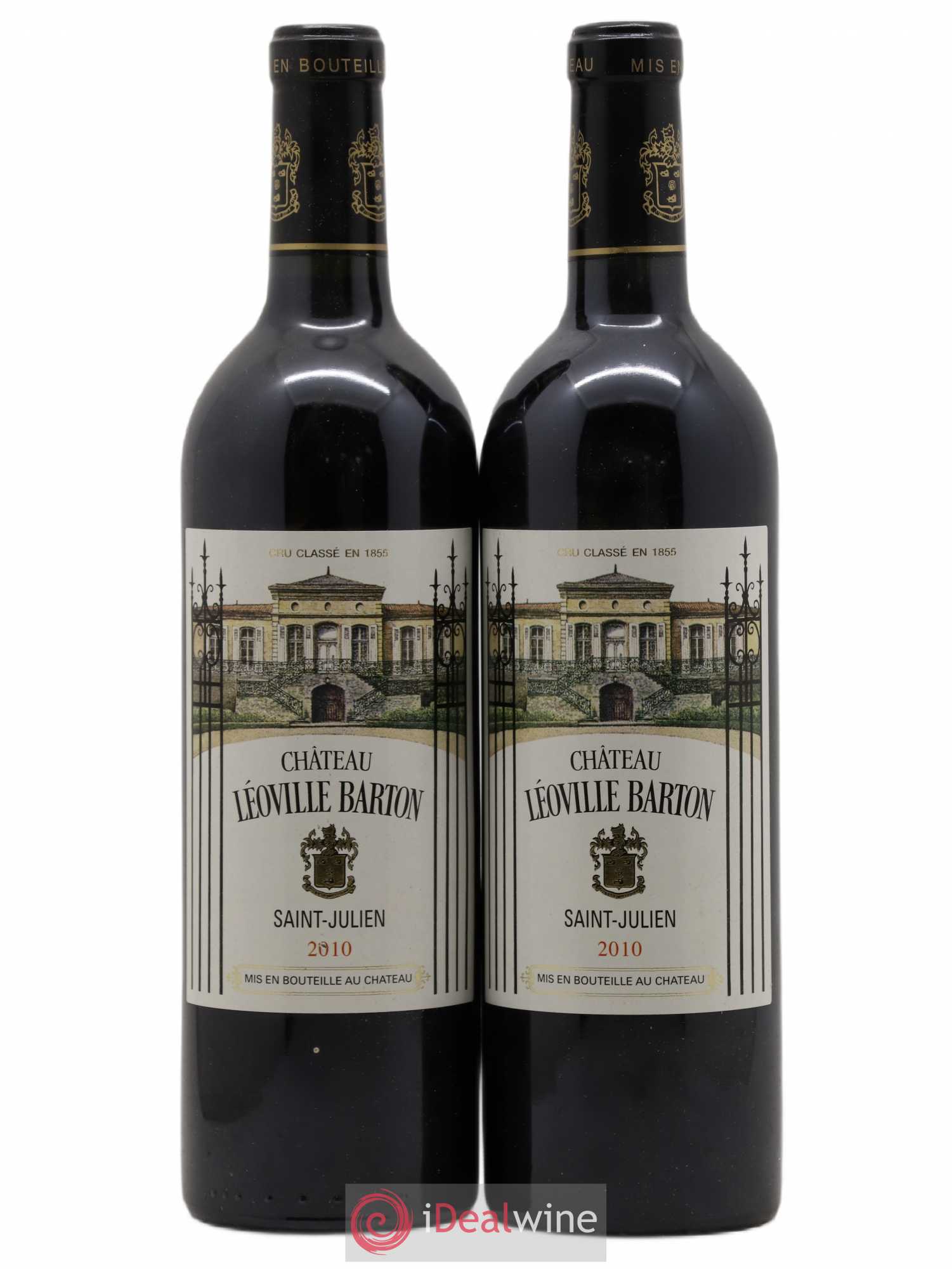 Château Léoville Barton 2ème Grand Cru Classé 2010 - Lot de 2 bouteilles - 0