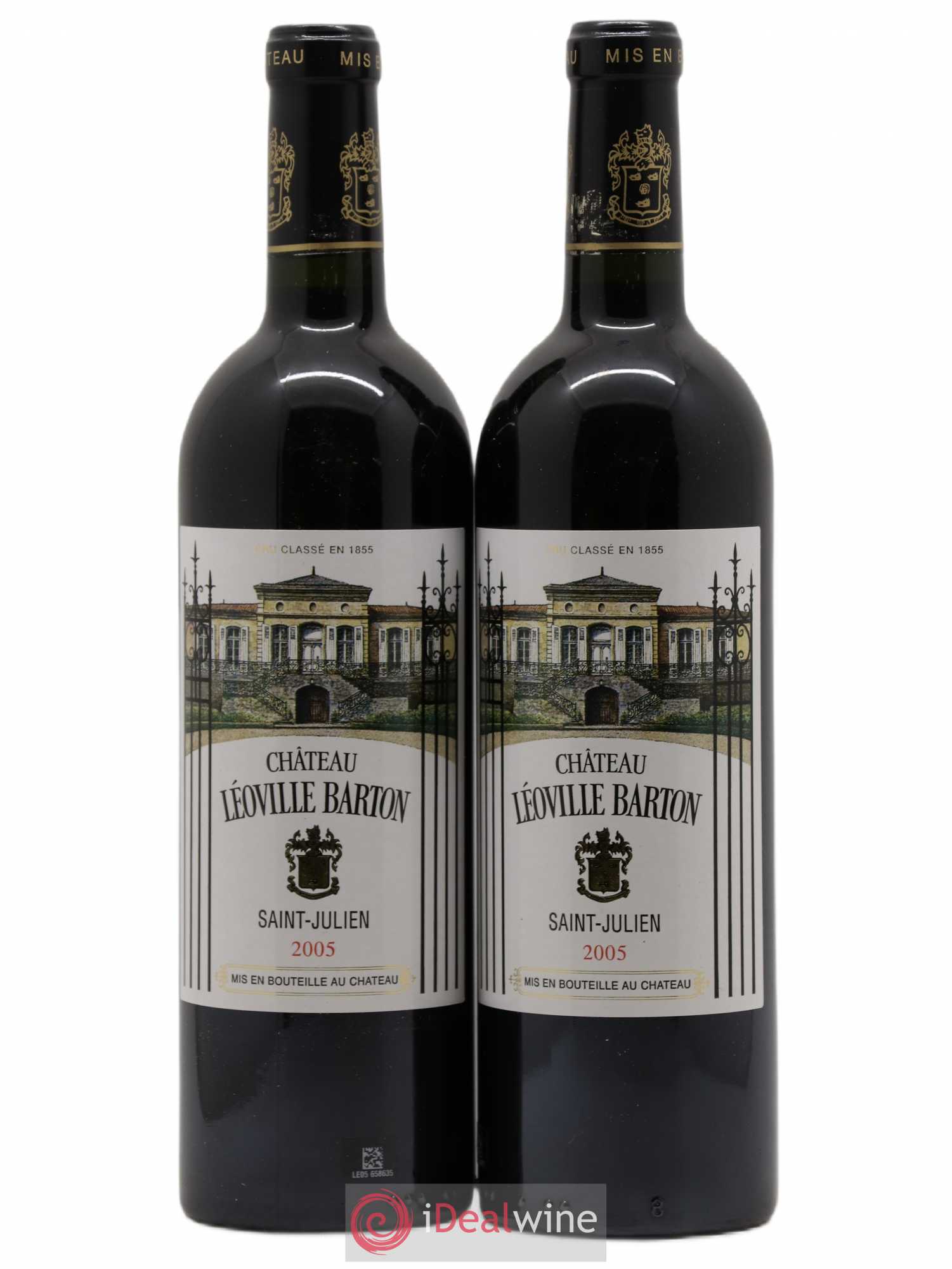Château Léoville Barton 2ème Grand Cru Classé 2005 - Lot de 2 bouteilles - 0