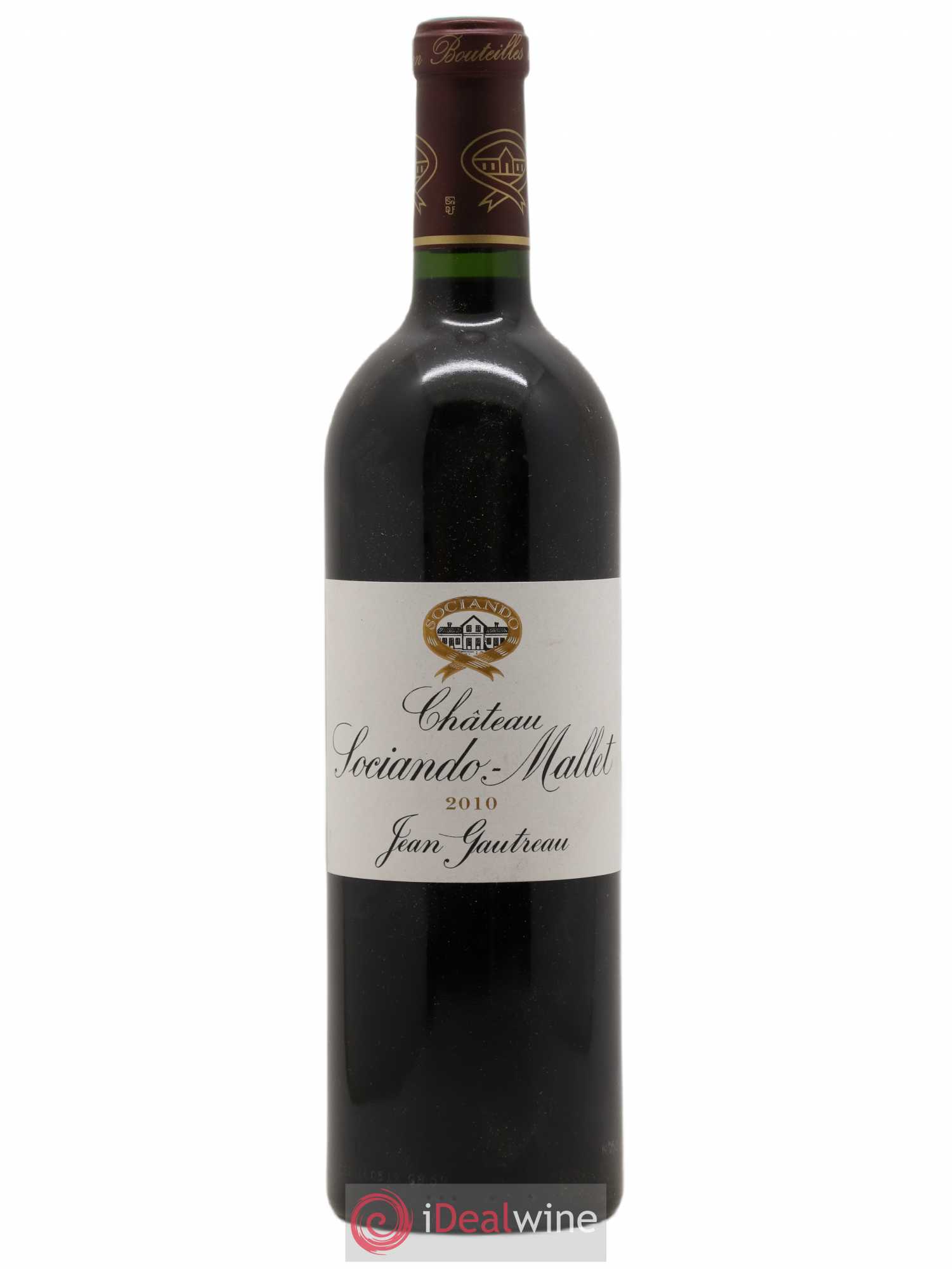 Château Sociando Mallet 2010 - Lot de 1 bouteille - 0