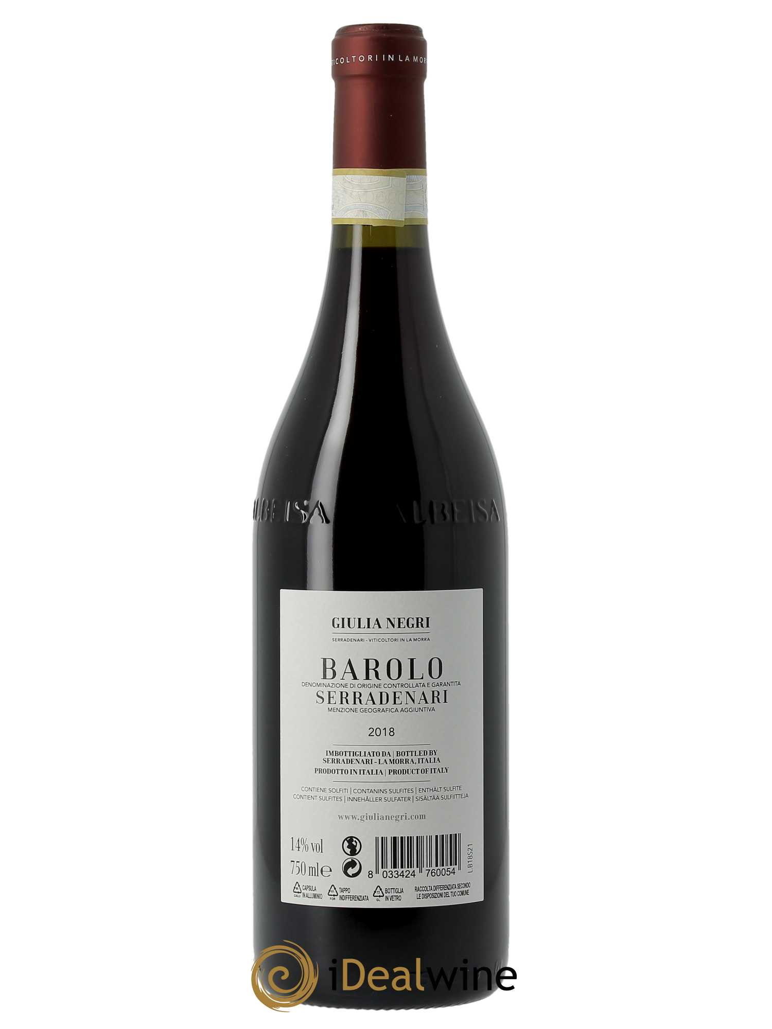 Barolo DOCG Giulia Negri Serradenari 2018 - Lot of 1 bottle - 1