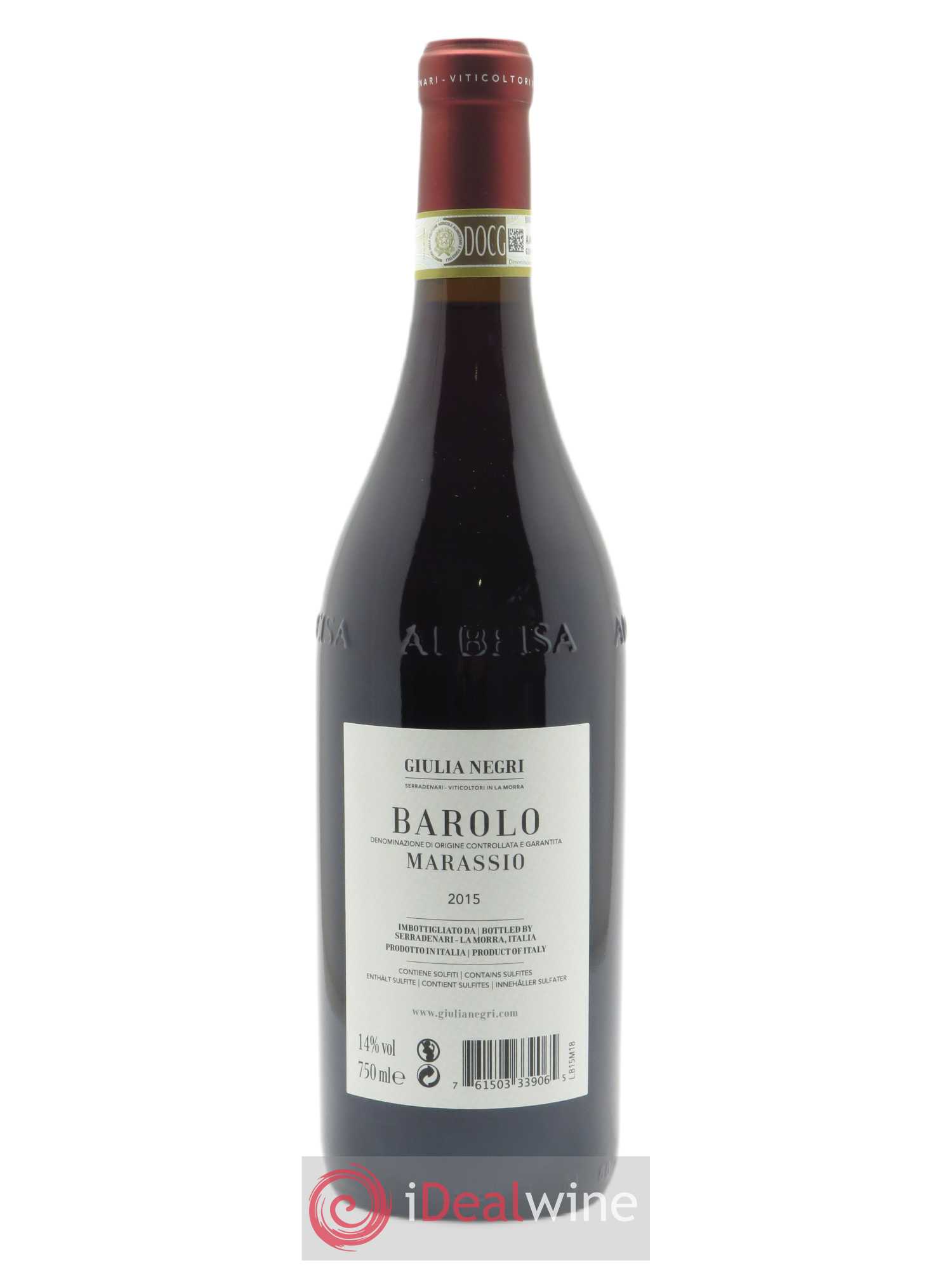 Barolo DOCG Barolo Marassio Giulia Negri 2015 - Lot de 1 bouteille - 1