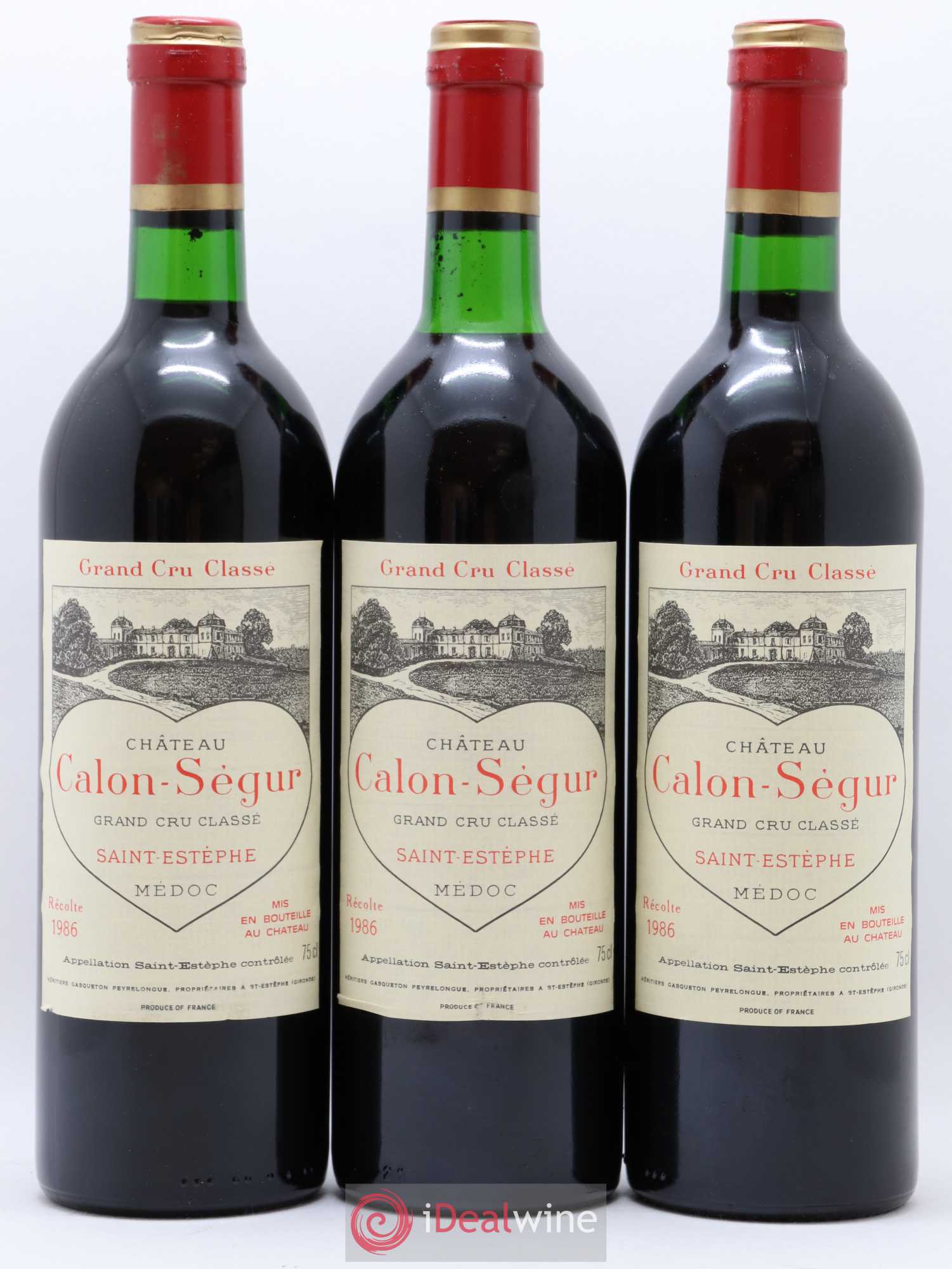 Château Calon Ségur 3ème Grand Cru Classé 1986 - Lot de 12 bouteilles - 4