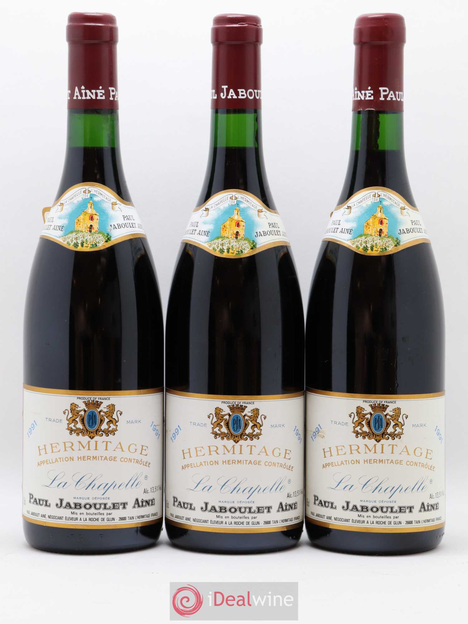 Hermitage La Chapelle Paul Jaboulet Ainé 1991 - Lot de 6 bouteilles - 2