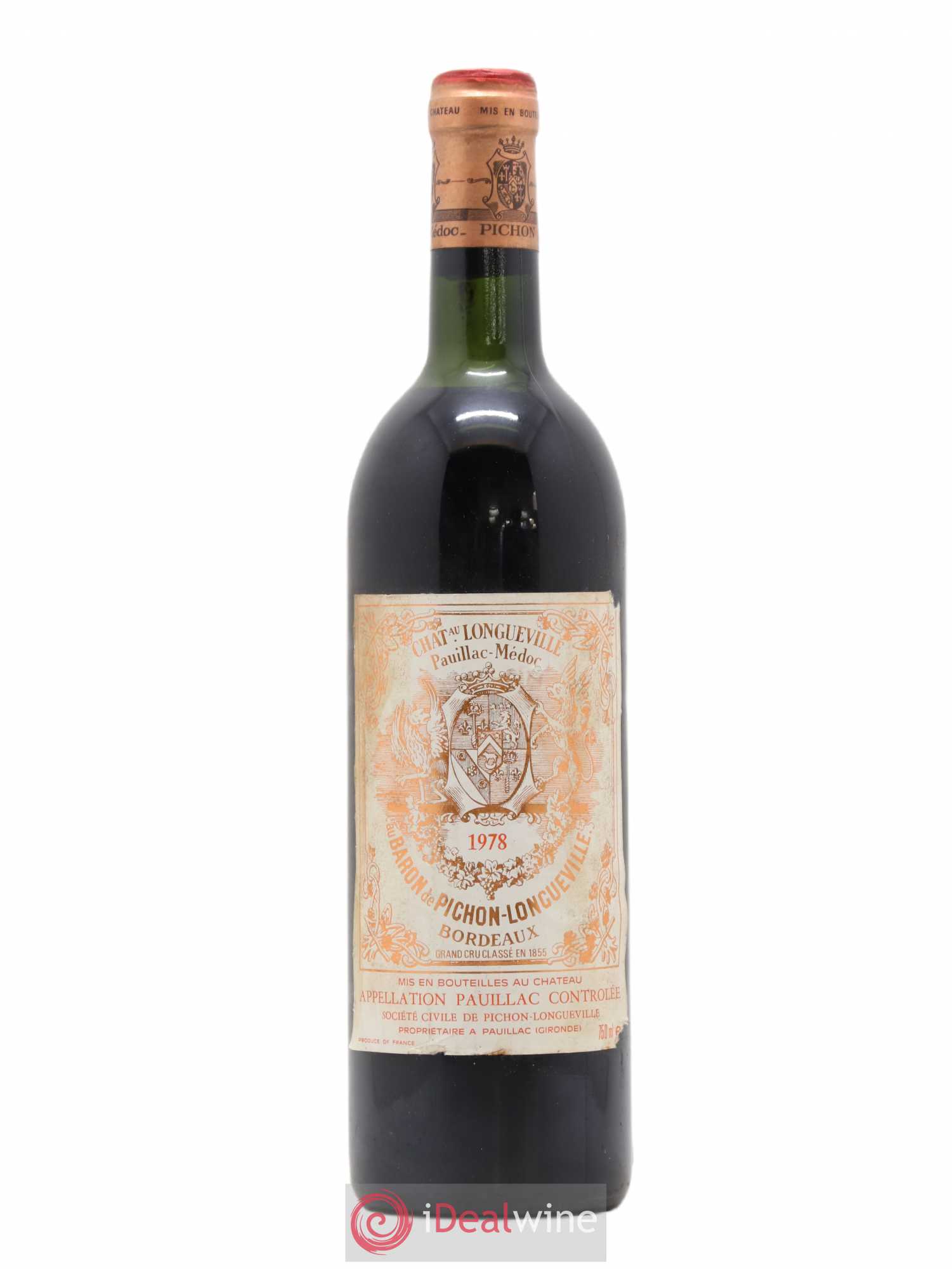 Pichon Longueville Baron 2ème Grand Cru Classé 1978 - Lot de 1 bouteille - 0