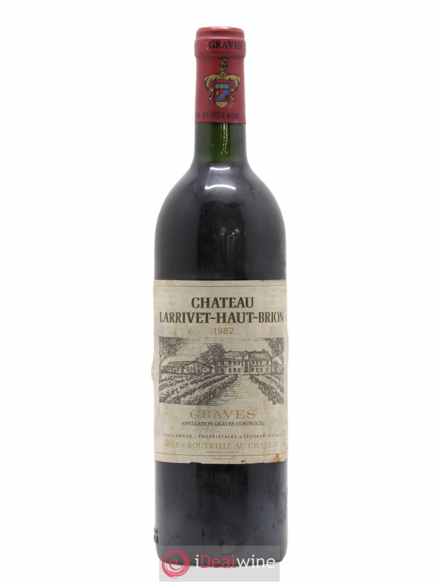 Château Larrivet Haut-Brion 1982 - Lot de 1 bouteille - 0