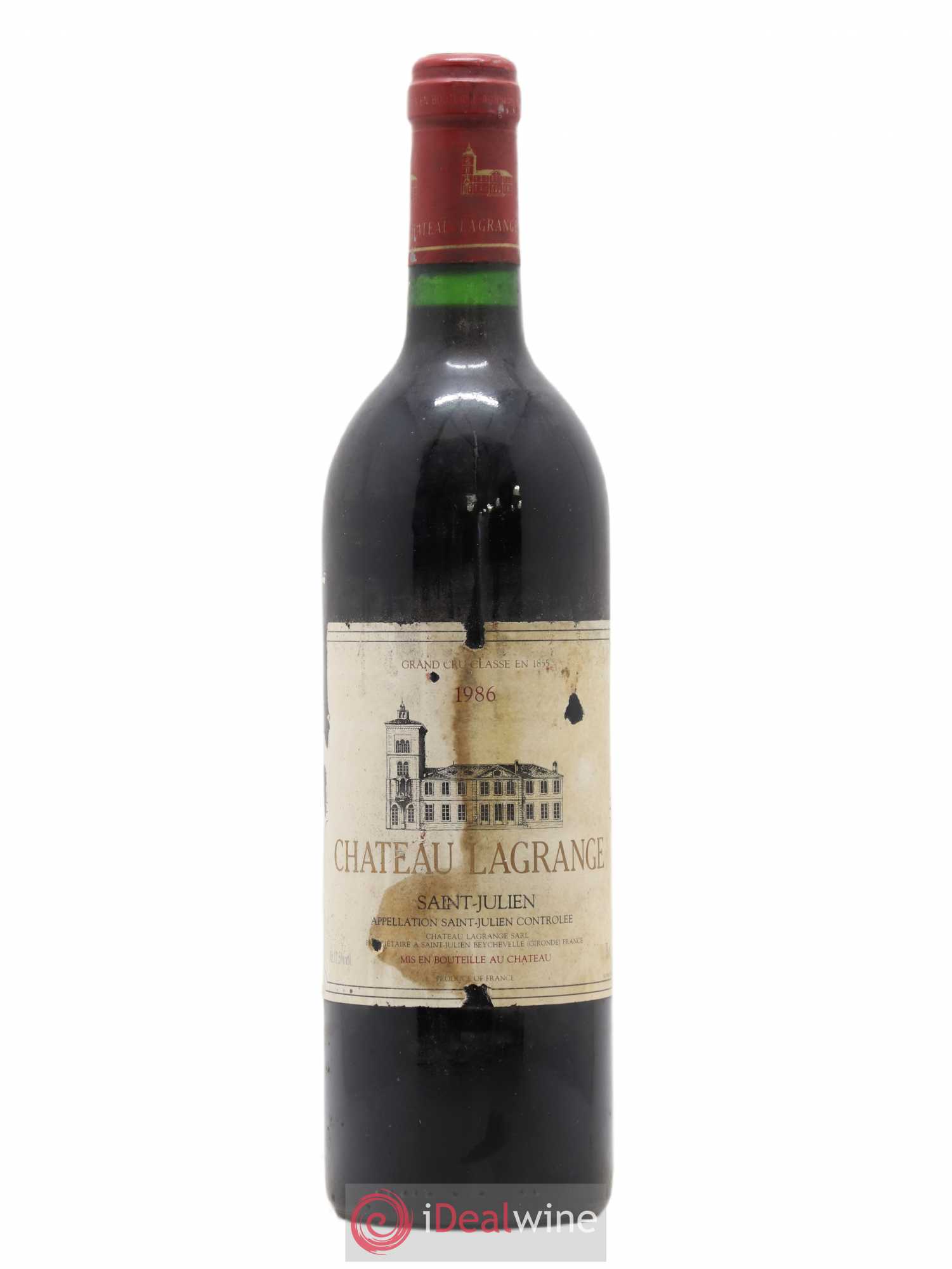 Château Lagrange 3ème Grand Cru Classé 1986 - Lot de 1 bouteille - 0