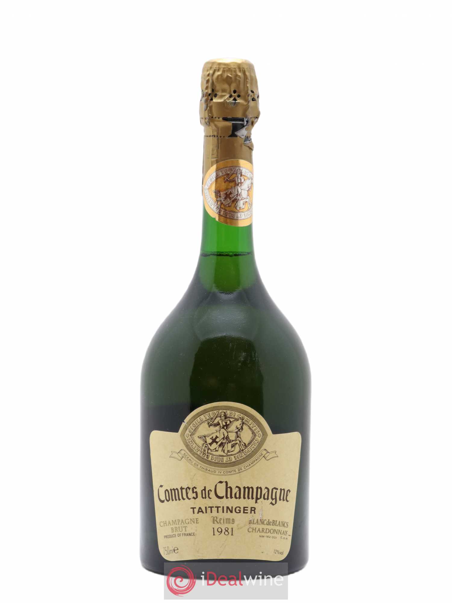Comtes de Champagne Taittinger Blanc de Blancs 1981 - Lot de 1 bouteille - 0