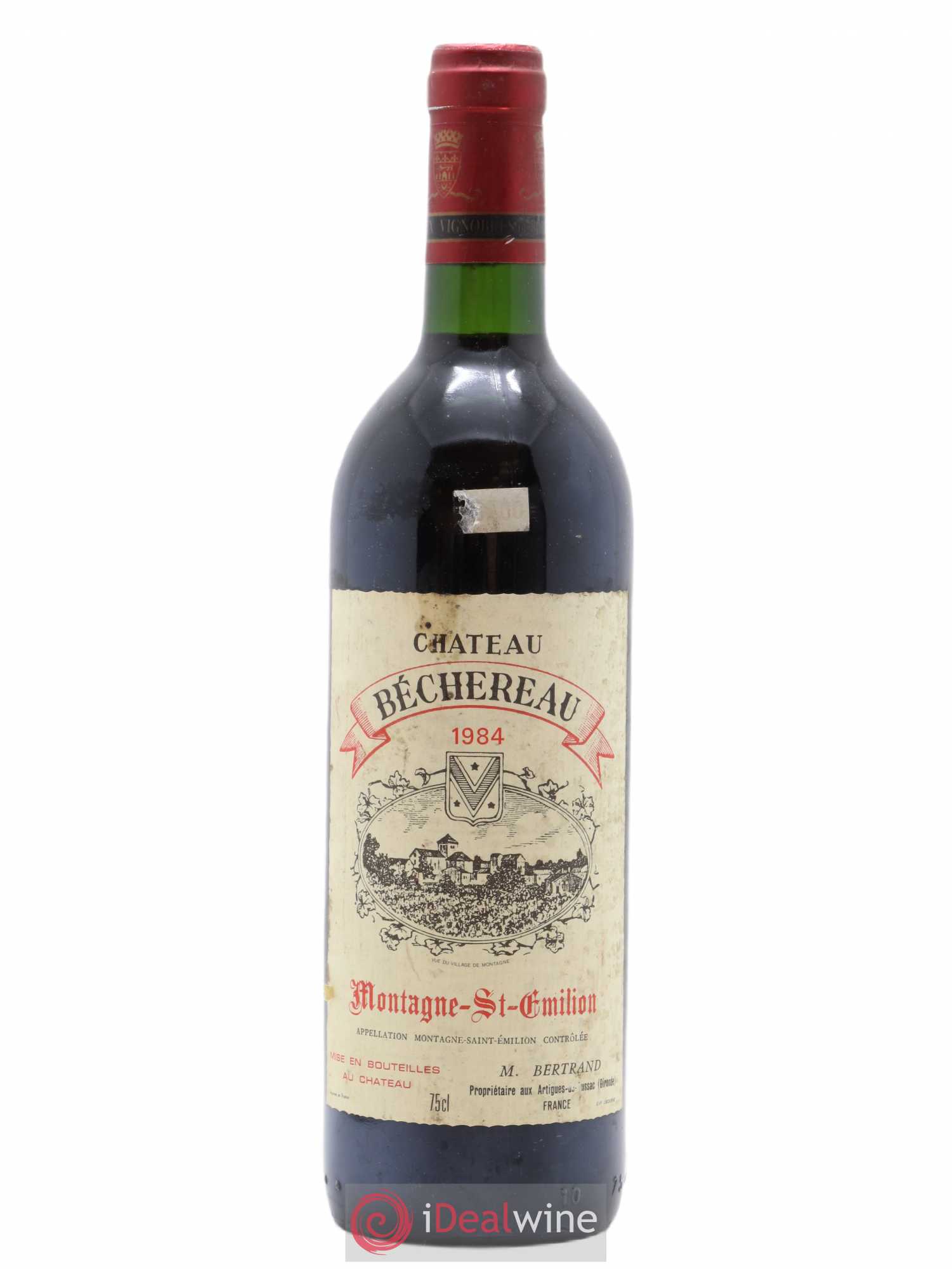Montagne Saint-Émilion Château Bechereau 1984 - Lot de 1 bouteille - 0