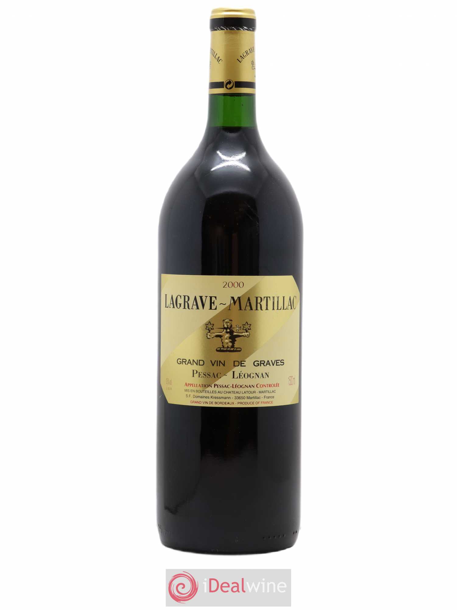 Lagrave Martillac Second Vin 2000 - Lot de 1 magnum - 0