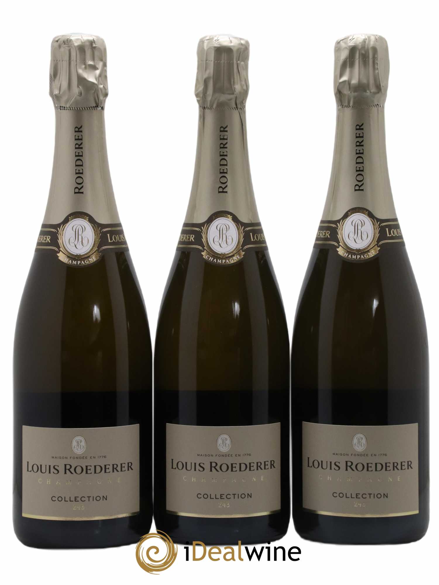 Collection 243 Brut Louis Roederer - Lot de 3 bouteilles - 1