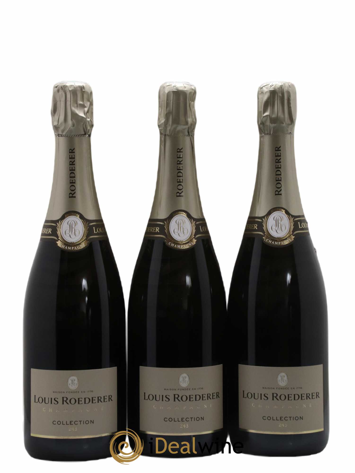Collection 243 Brut Louis Roederer - Lot de 3 bouteilles - 0