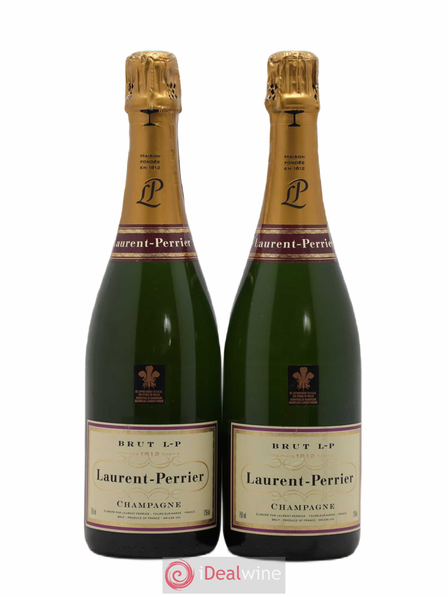 Champagne Brut LP Laurent Perrier - Posten von 2 Flaschen - 0