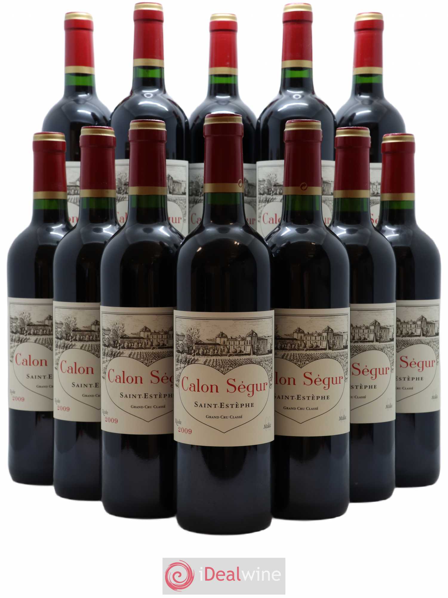 Château Calon Ségur 3ème Grand Cru Classé 2009 - Lot de 12 bouteilles - 0