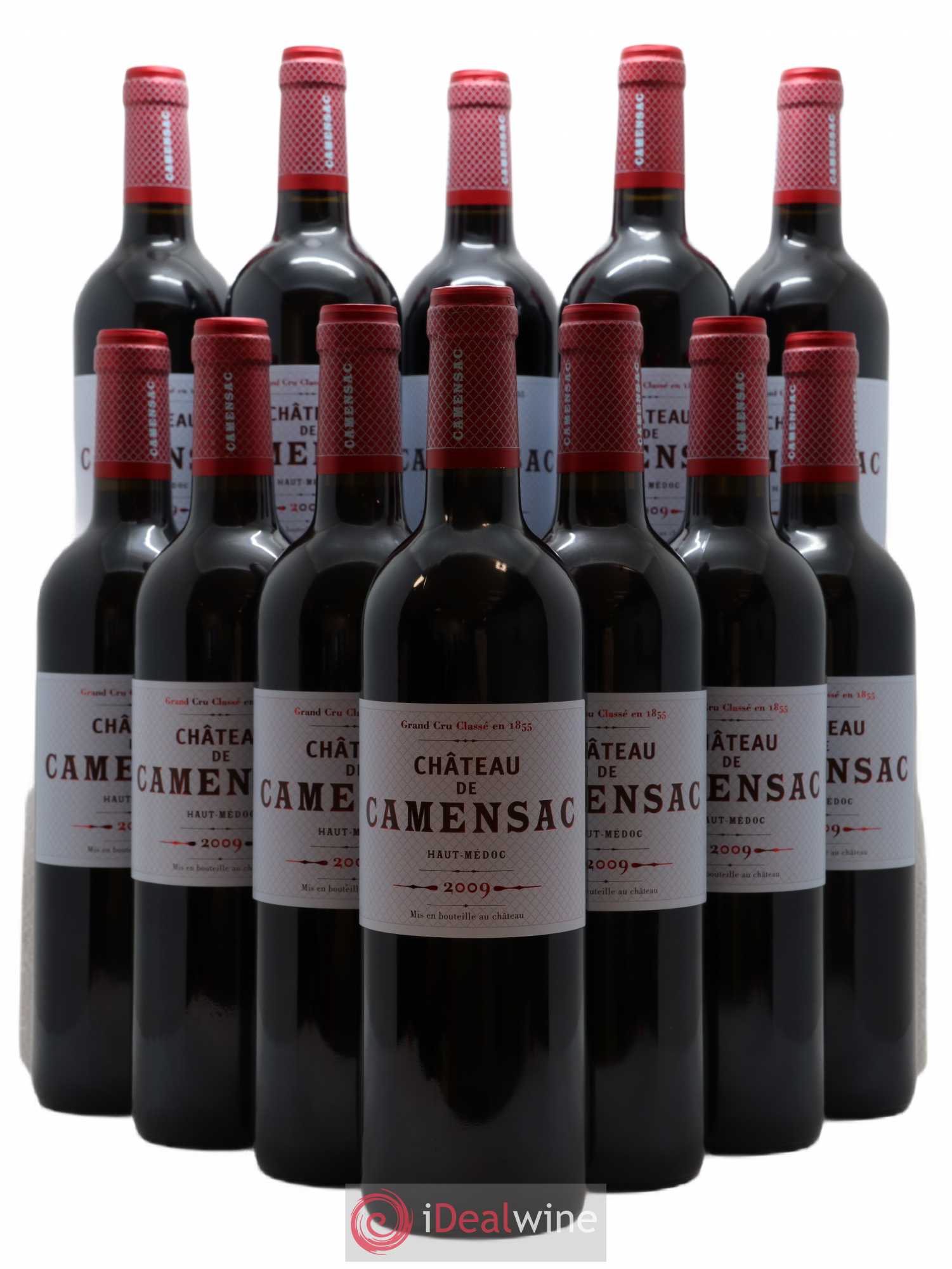 Château Camensac 5ème Grand Cru Classé 2009 - Lot de 12 bouteilles - 0