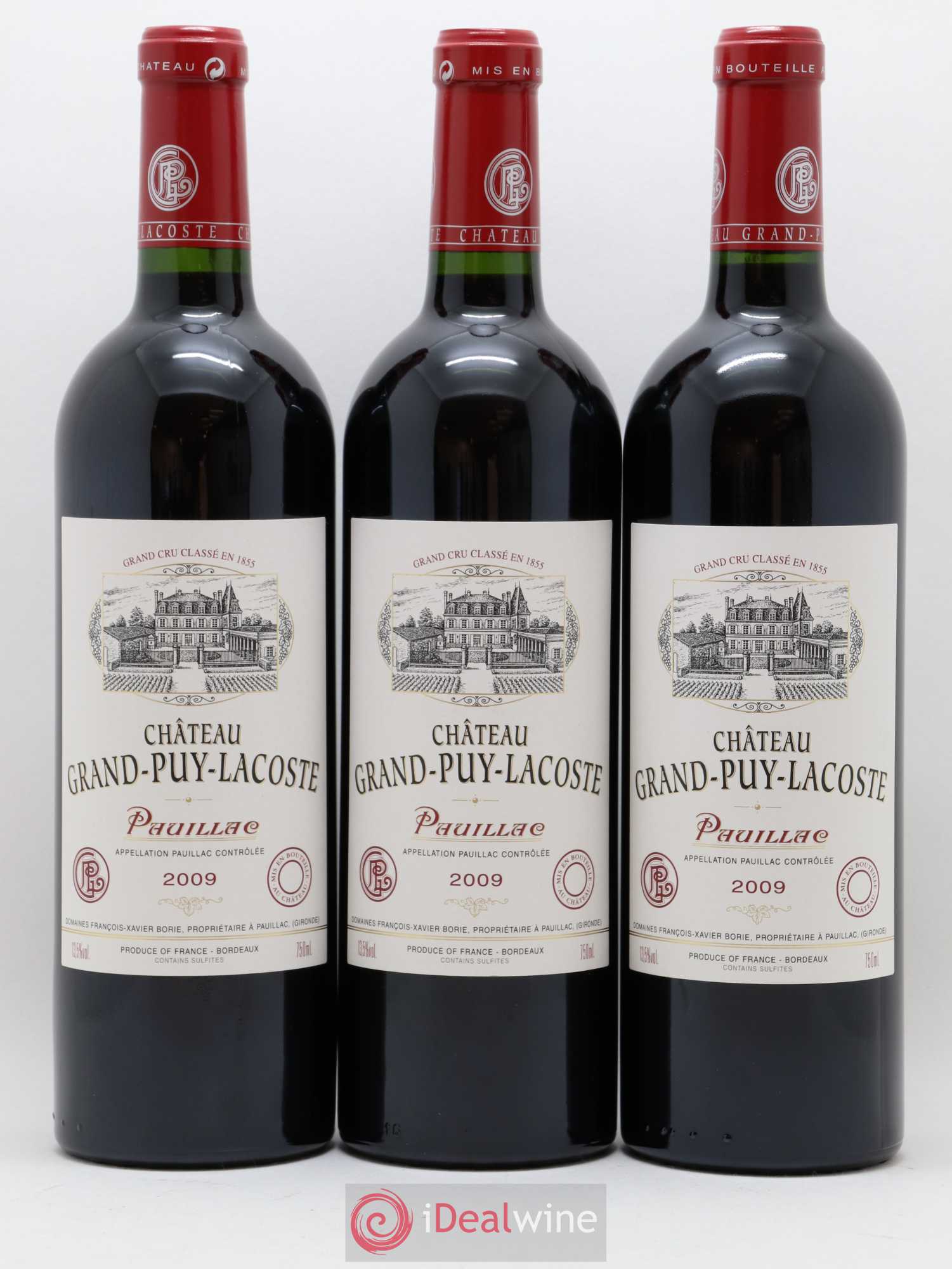 Château Grand Puy Lacoste 5ème Grand Cru Classé 2009 - Lot de 12 bouteilles - 3