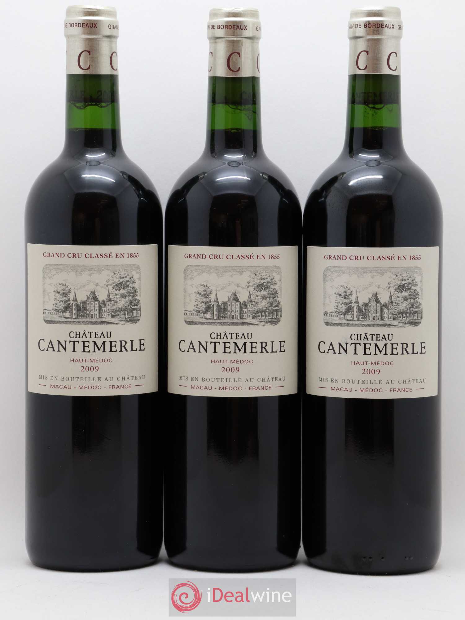 Château Cantemerle 5ème Grand Cru Classé 2009 - Lot de 12 bouteilles - 1