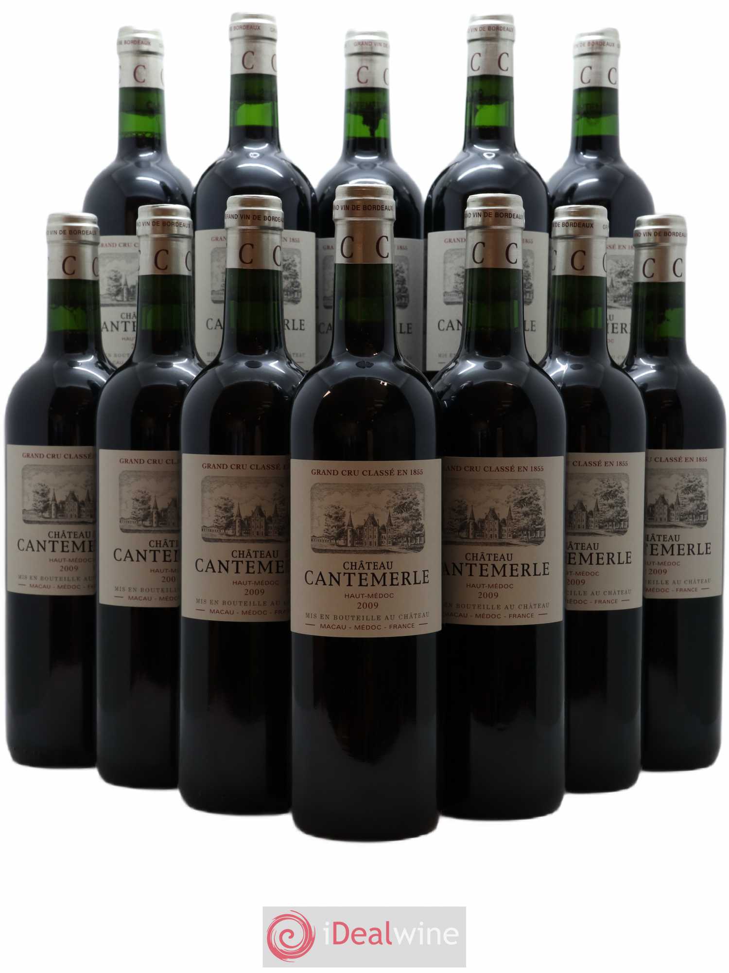 Château Cantemerle 5ème Grand Cru Classé 2009 - Lot de 12 bouteilles - 0