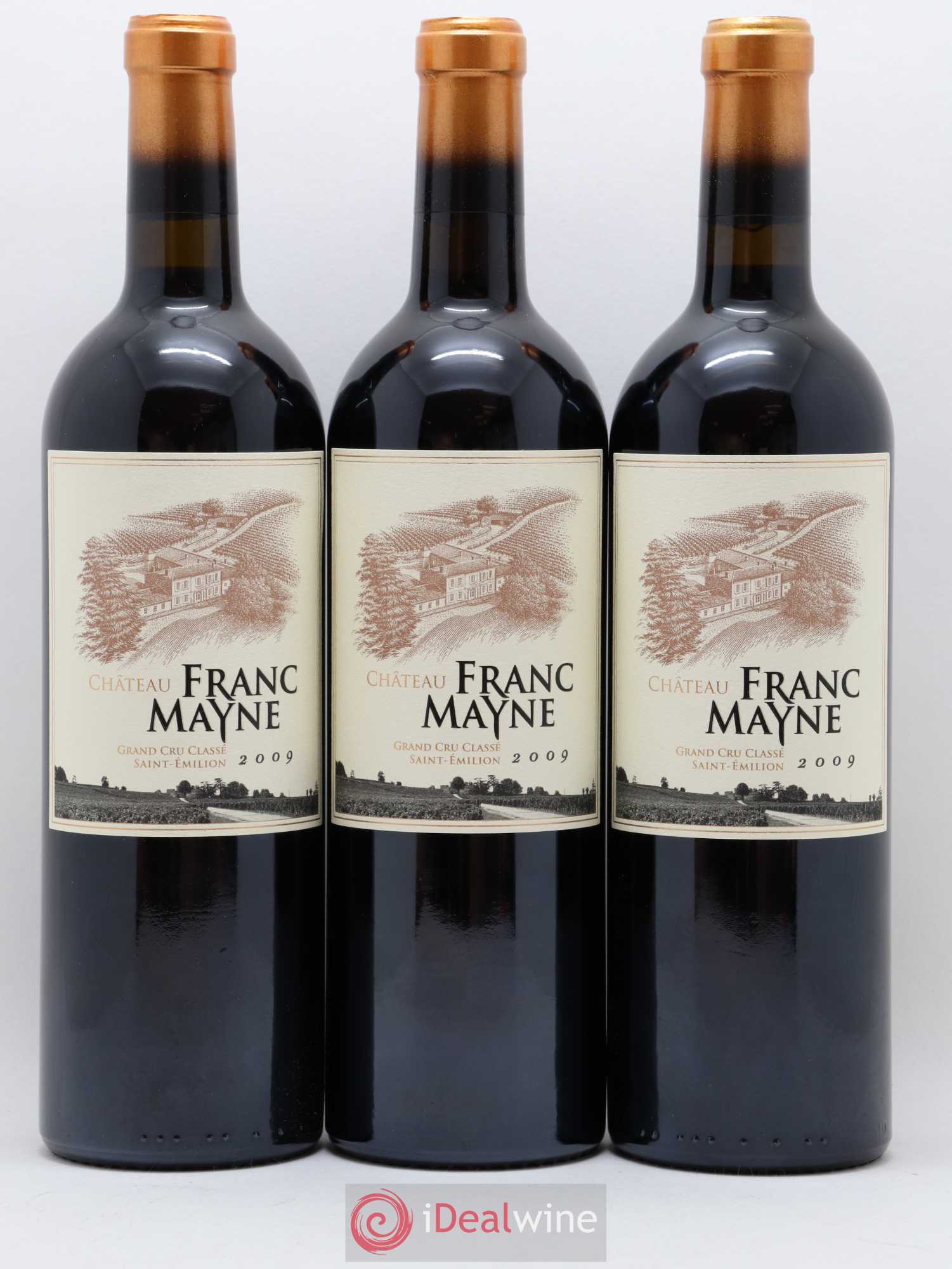 Château Franc Mayne Grand Cru Classé 2009 - Lot de 12 bouteilles - 1