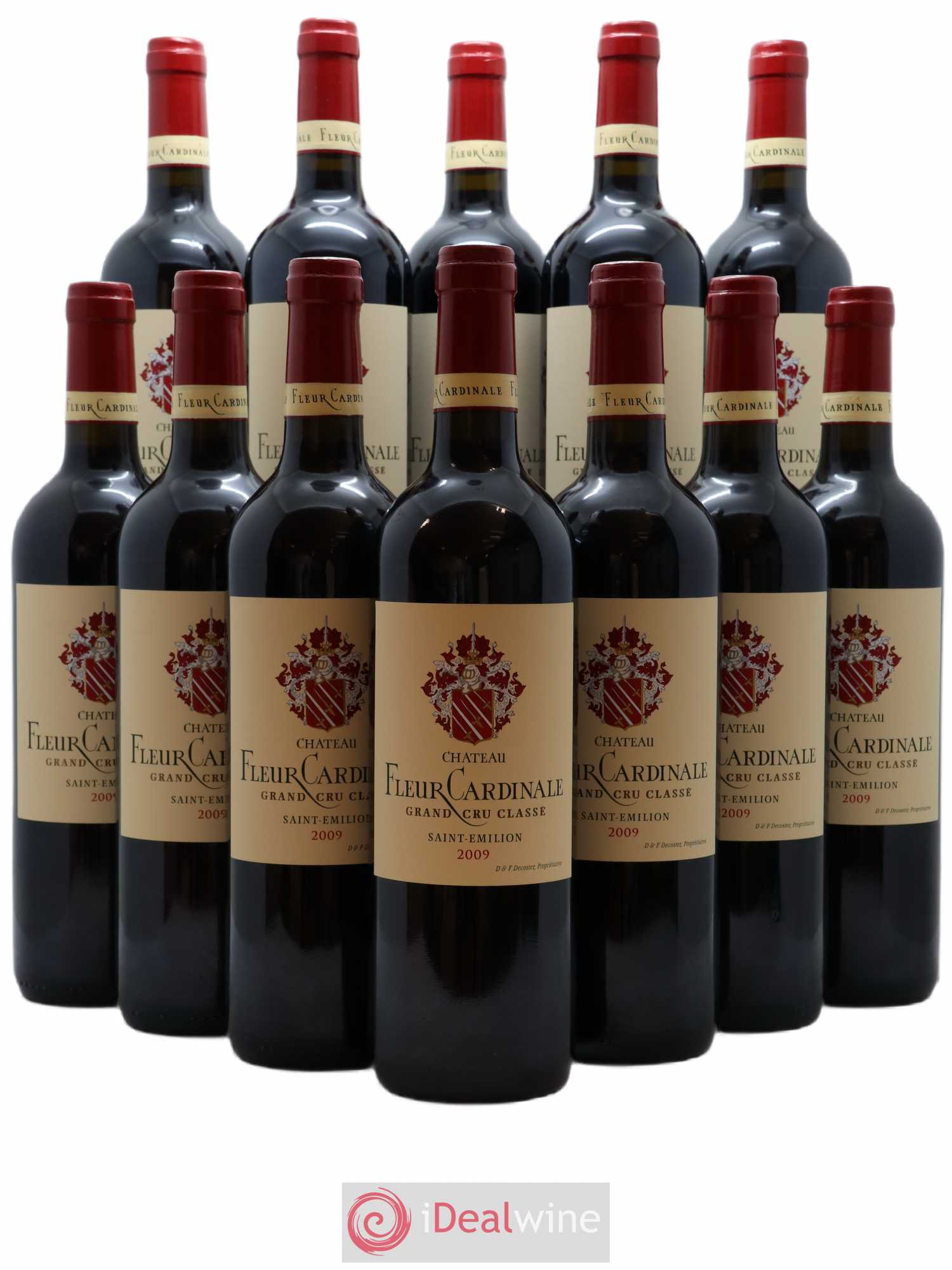 Château Fleur Cardinale Grand Cru Classé 2009 - Lot de 12 bouteilles - 0