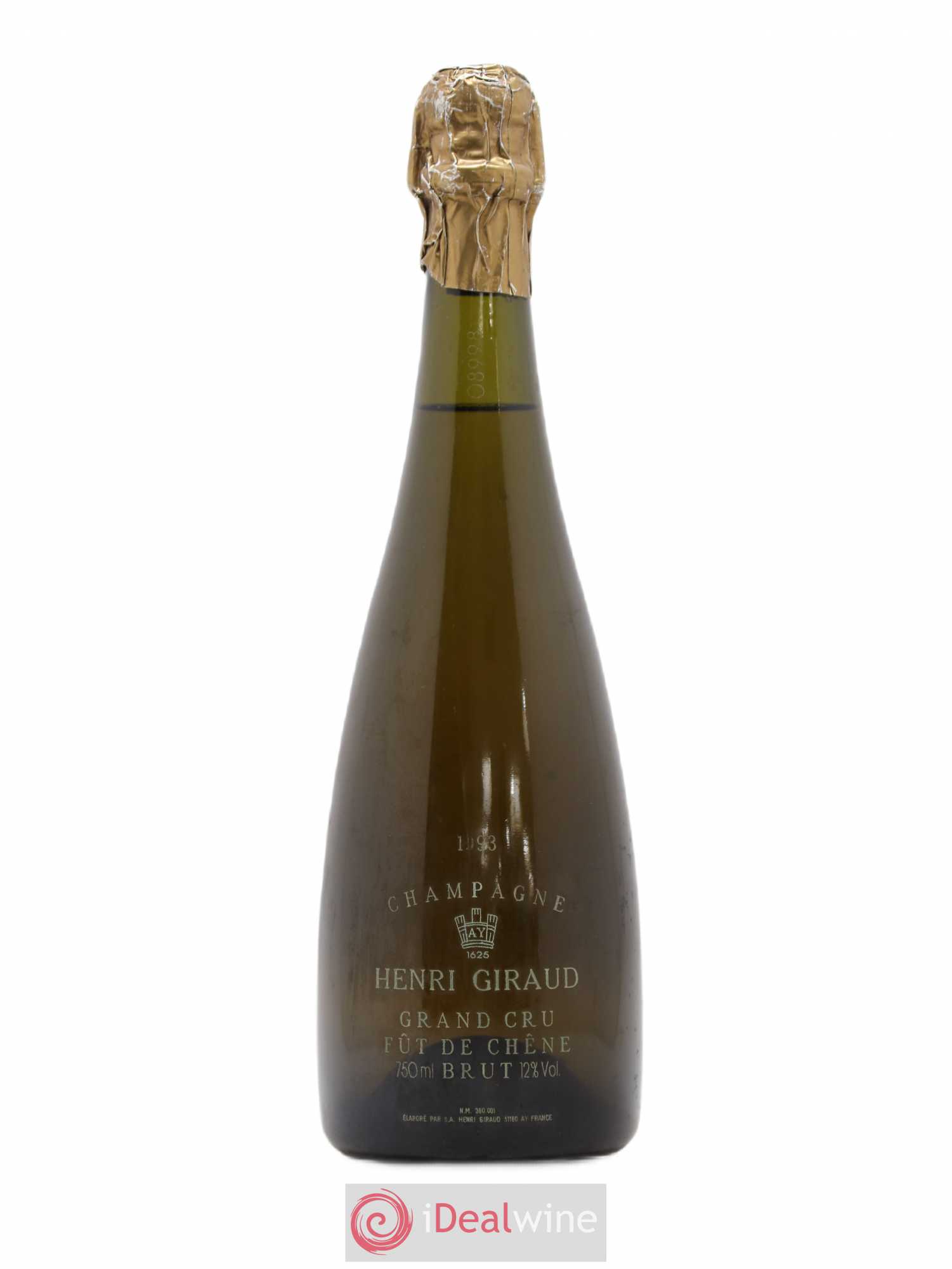 Fût de Chêne Henri Giraud 1993 - Lot de 1 bouteille - 0
