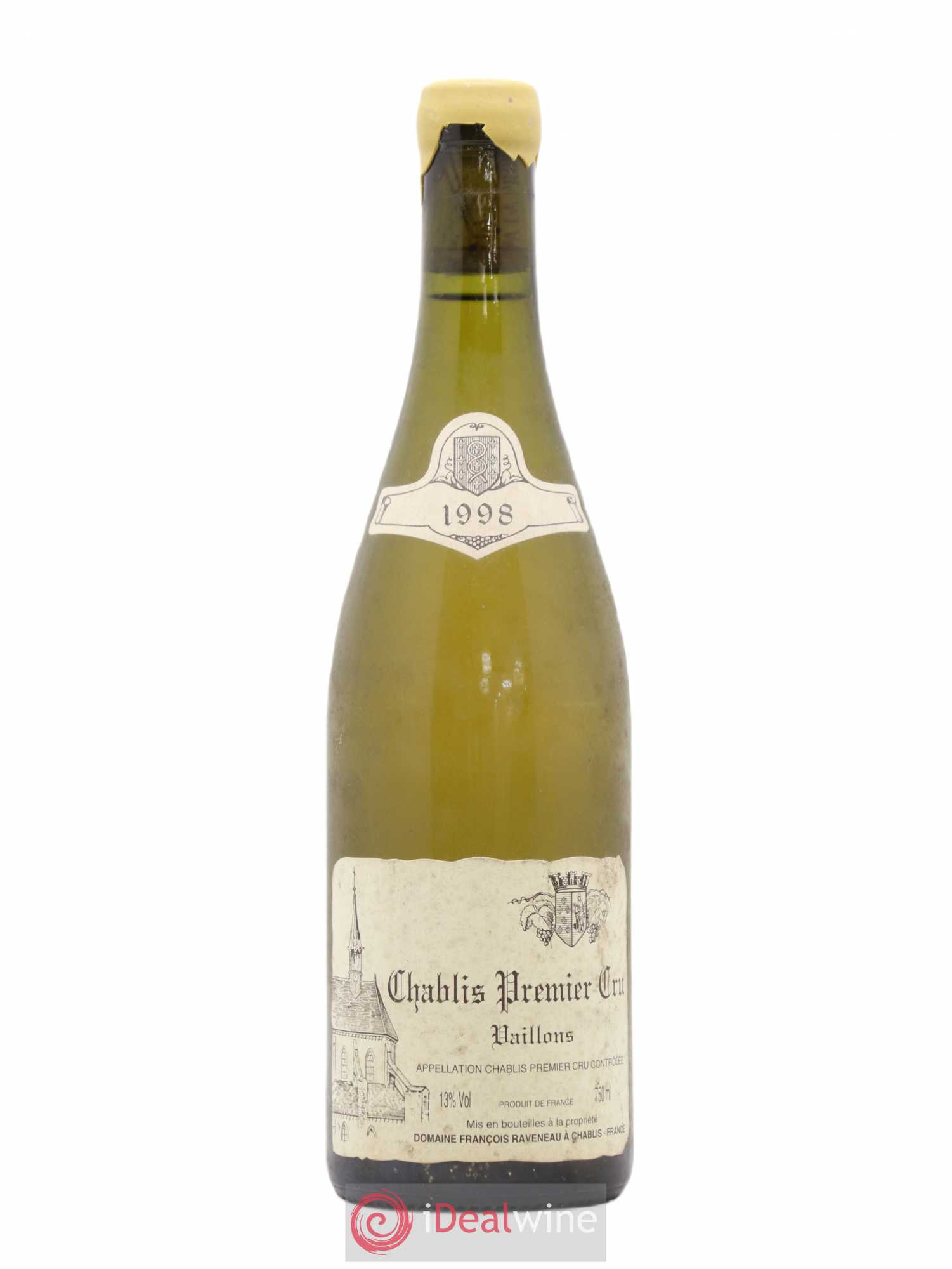 Chablis 1er Cru Vaillons Raveneau (Domaine) 1998 - Lot de 1 bouteille - 0