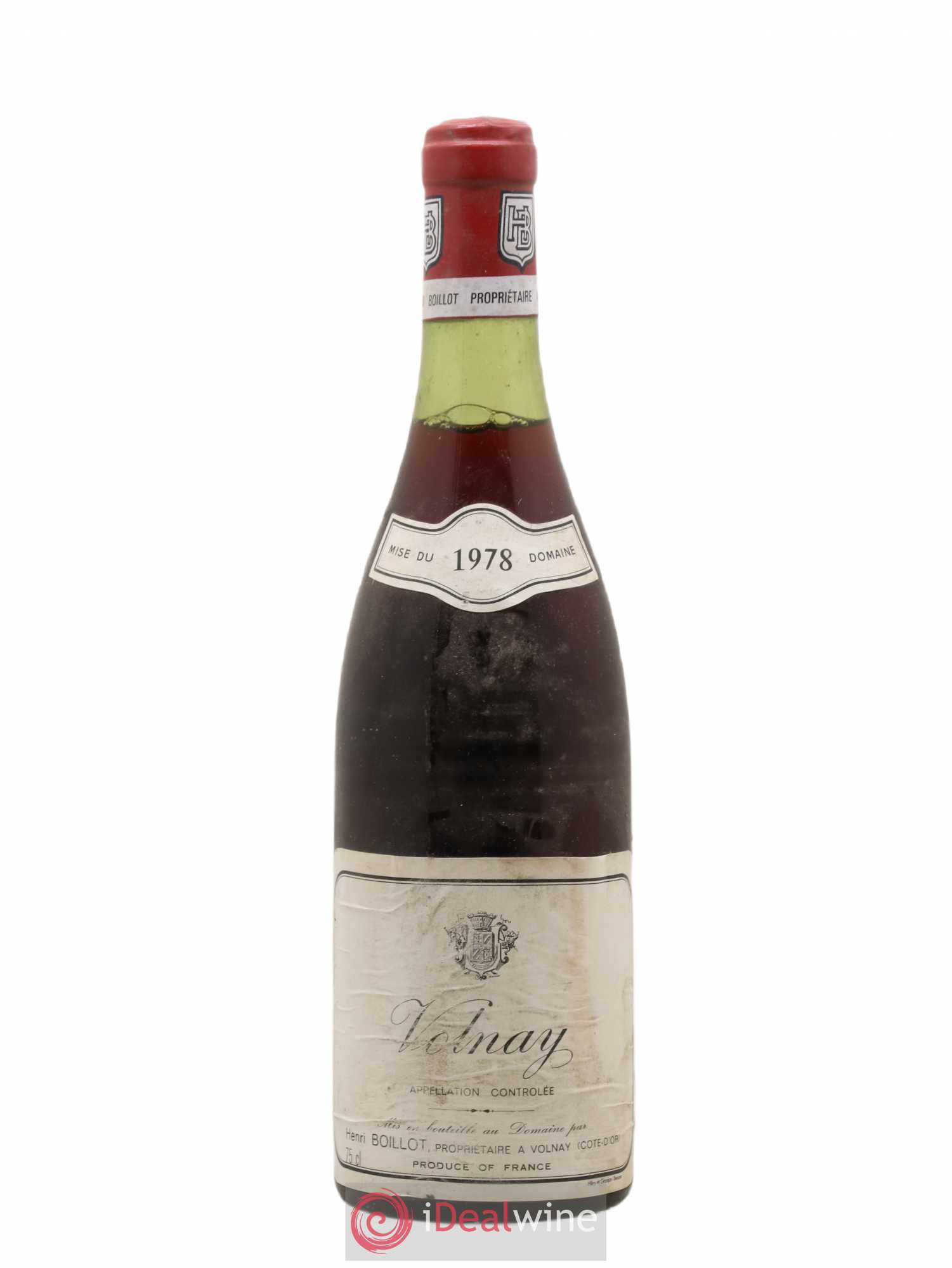 Volnay Henri Boillot (Domaine) 1978 - Lot de 1 bouteille - 0