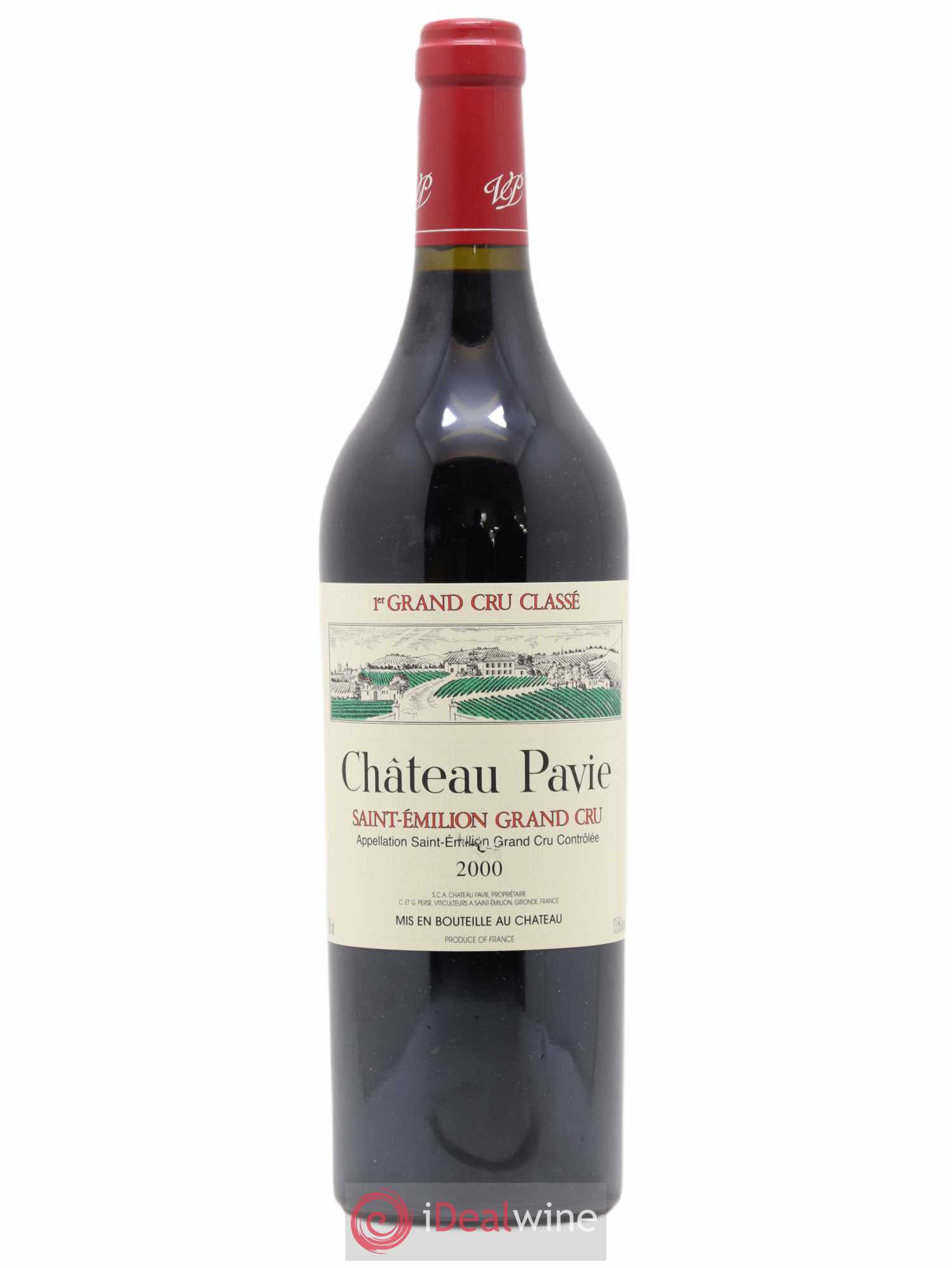 Château Pavie 1er Grand Cru Classé A 2000 - Lot de 1 bouteille - 0