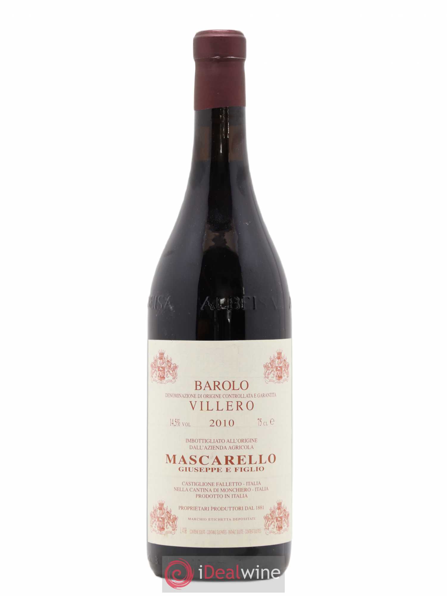 Barolo Villero Giuseppe Mascarello 2010 - Posten von 1 Flasche - 0
