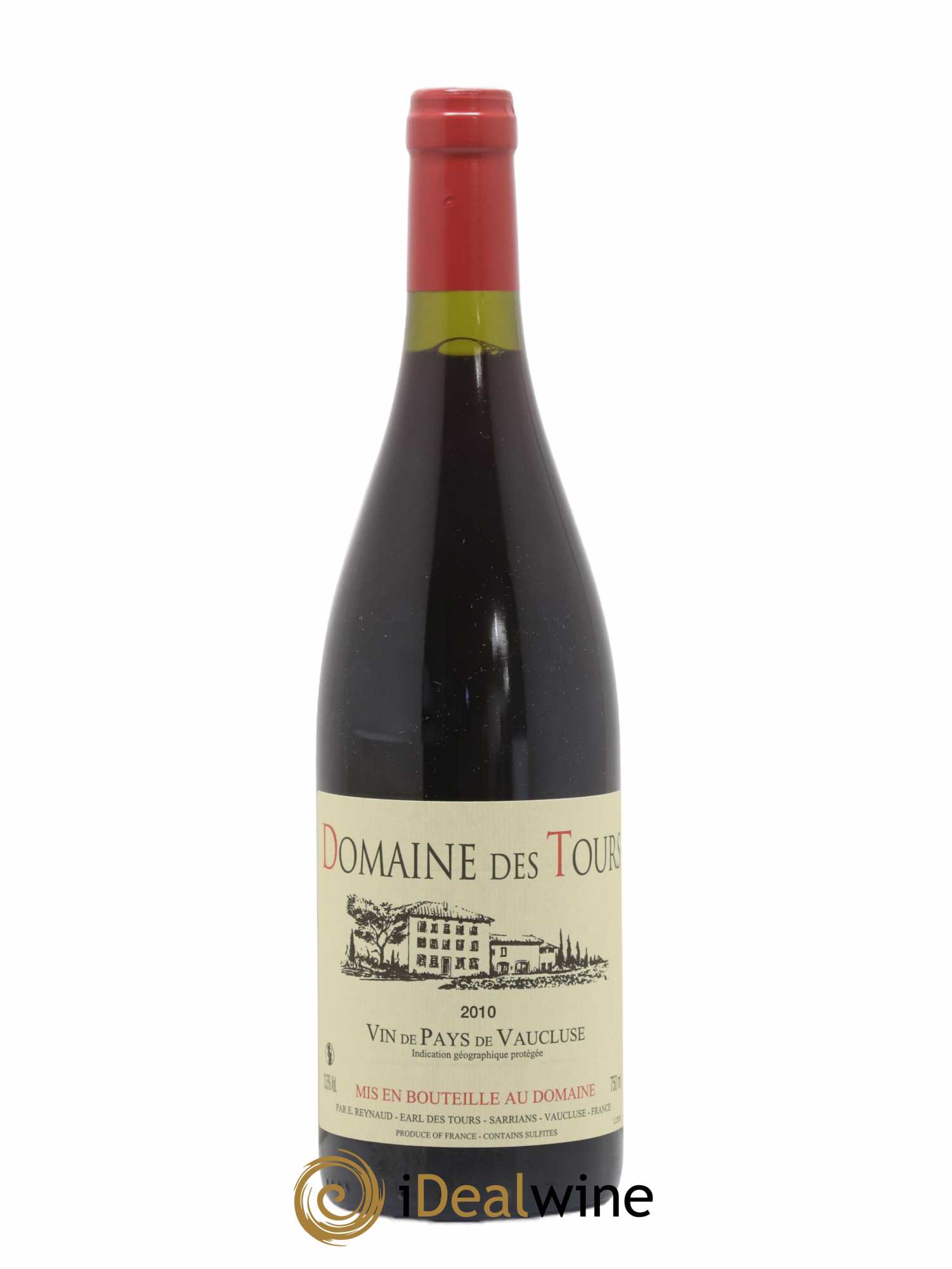 Vaucluse (Vin de Pays de Vaucluse) Domaine des Tours Emmanuel Reynaud 2010 - Lot de 1 bouteille - 0