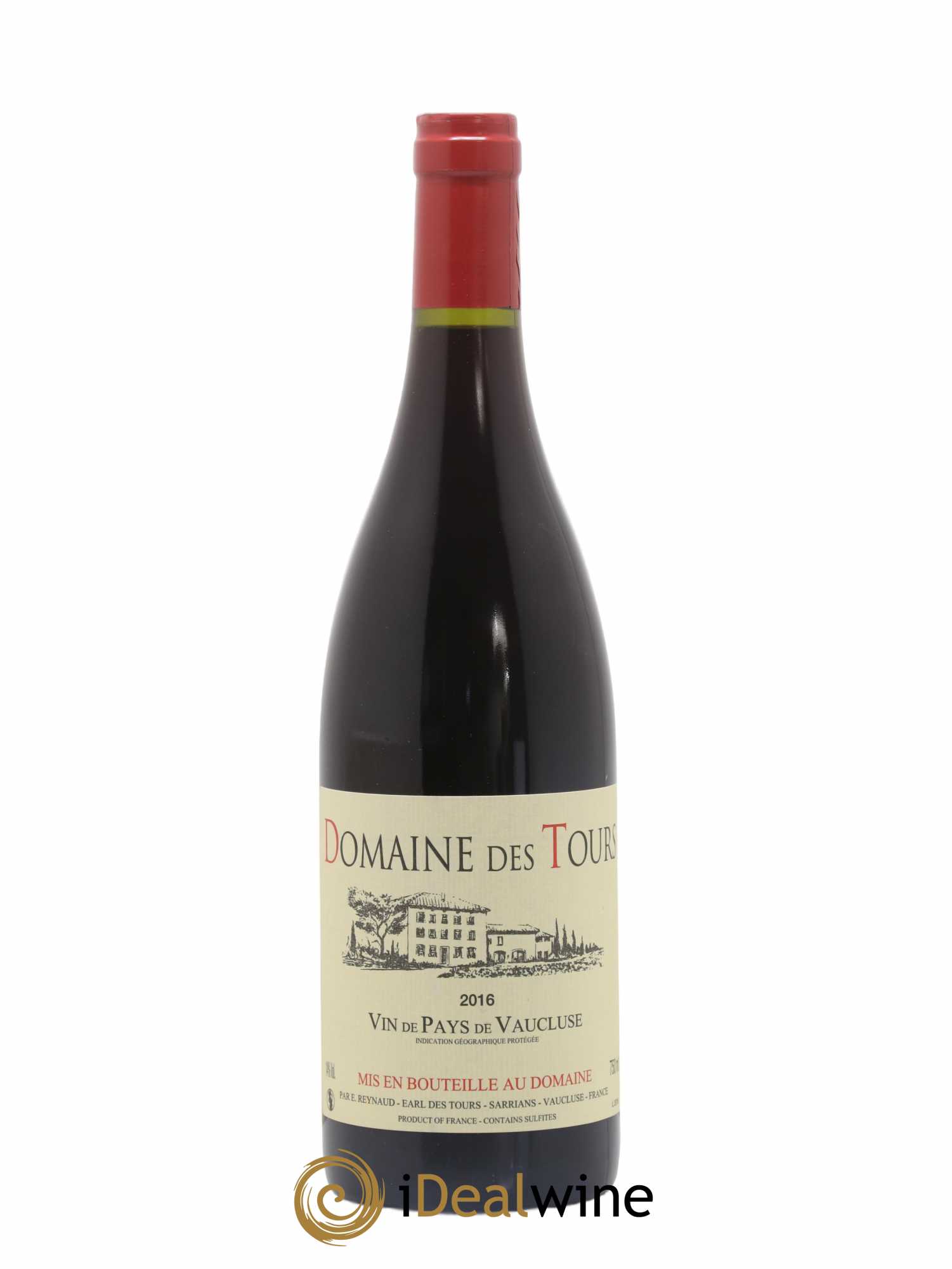Vaucluse (Vin de Pays de Vaucluse) Domaine des Tours Emmanuel Reynaud 2016 - Lot de 1 bouteille - 0
