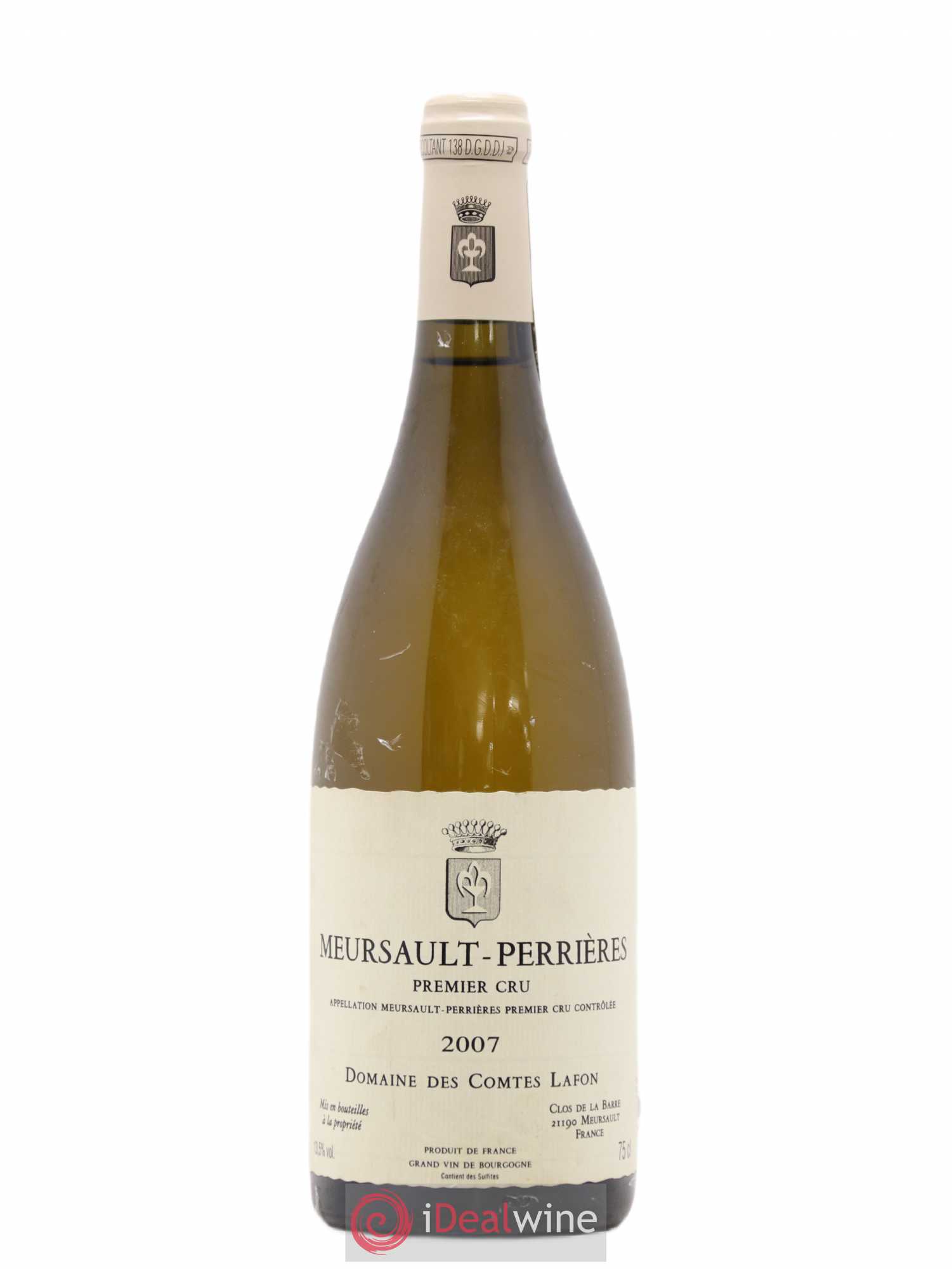 Meursault 1er Cru Perrières Comtes Lafon (Domaine des) 2007 - Lot de 1 bouteille - 0
