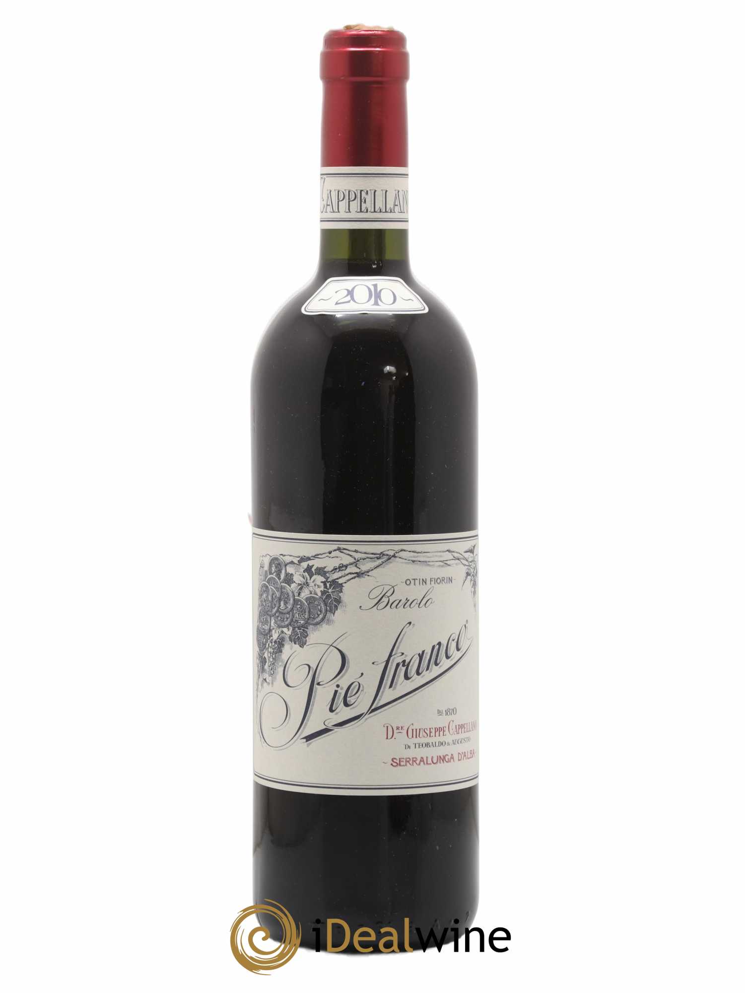 Barolo DOCG Pié Franco Cappellano 2010 - Lot de 1 bouteille - 0