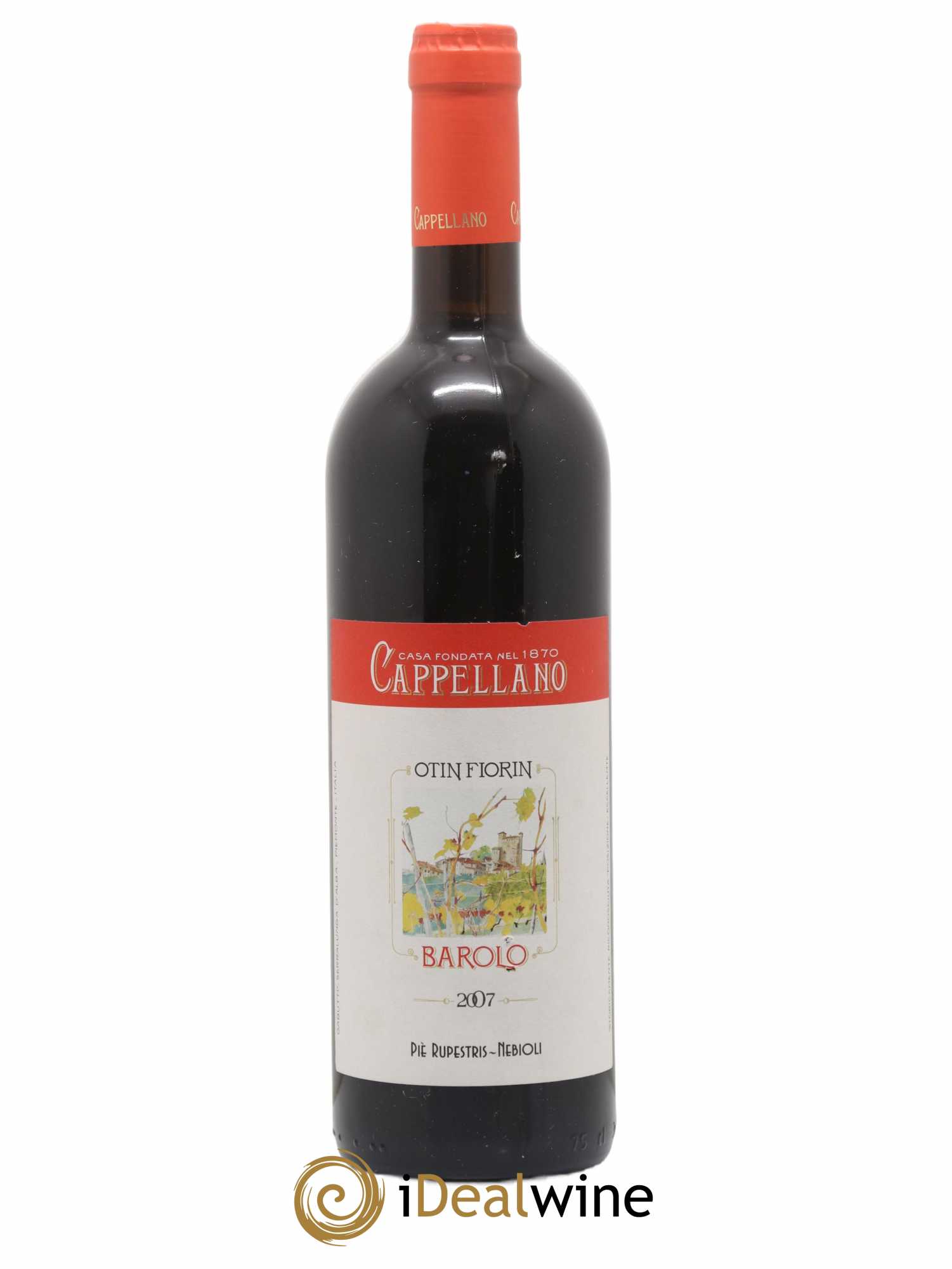 Barolo DOCG Pie Rupestris Cappellano 2007 - Lot de 1 bouteille - 0