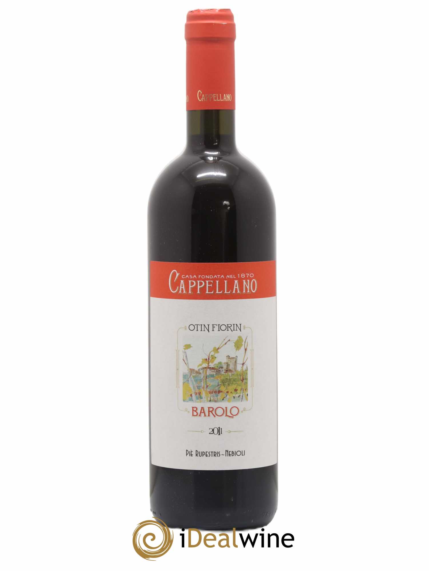 Barolo DOCG Pie Rupestris Cappellano 2011 - Lot de 1 bouteille - 0