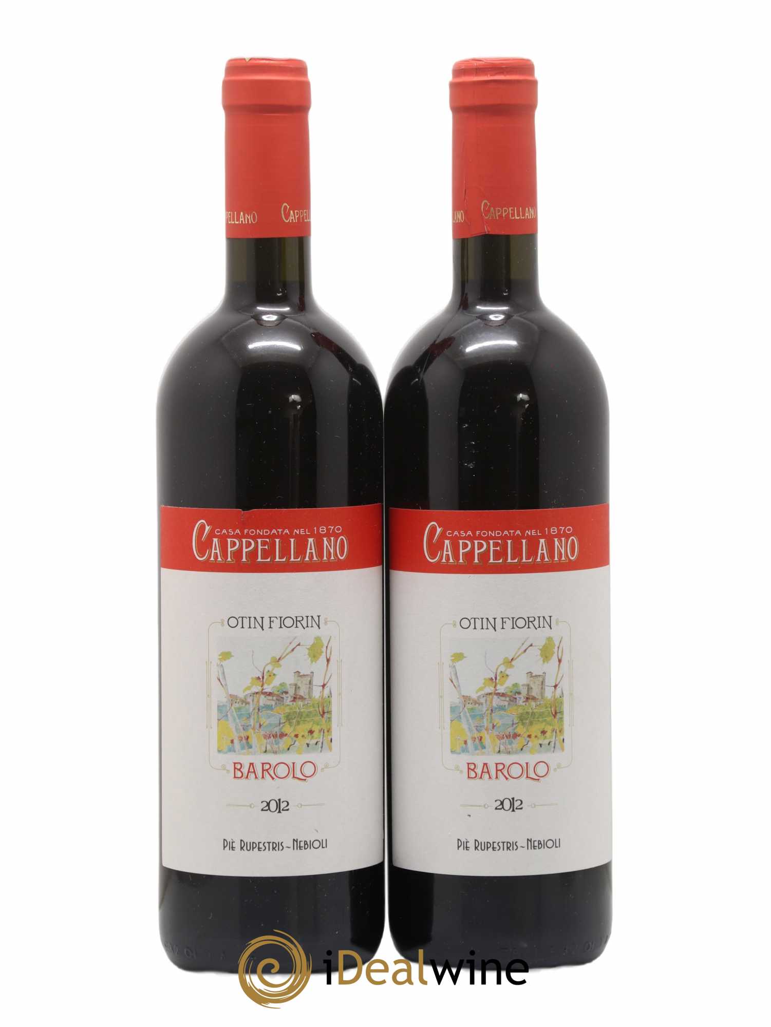 Barolo DOCG Pie Rupestris Cappellano 2012 - Lotto di 2 bottiglie - 0