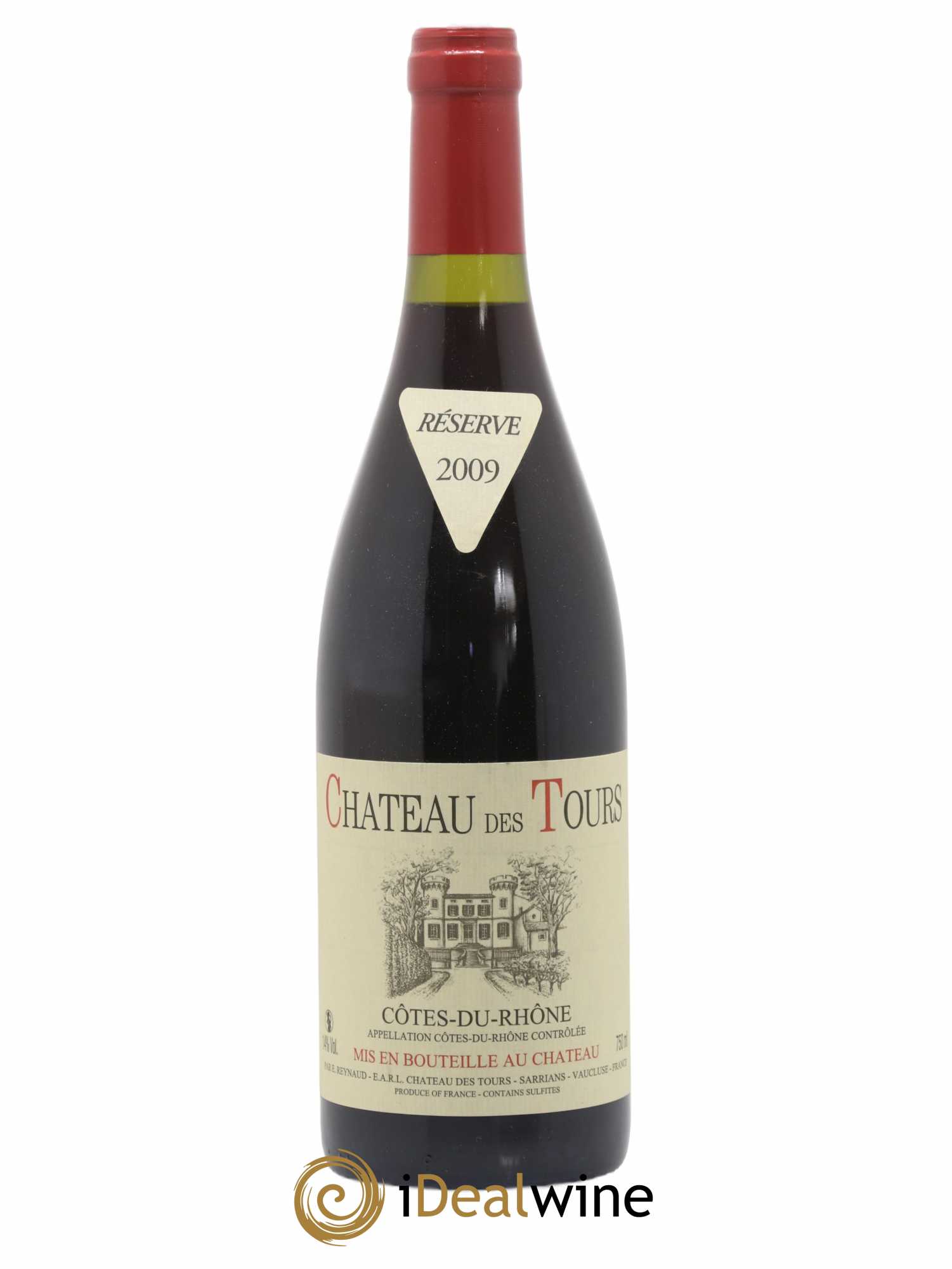 Côtes-du-Rhône Château des Tours Emmanuel Reynaud 2009 - Lot de 1 bouteille - 0