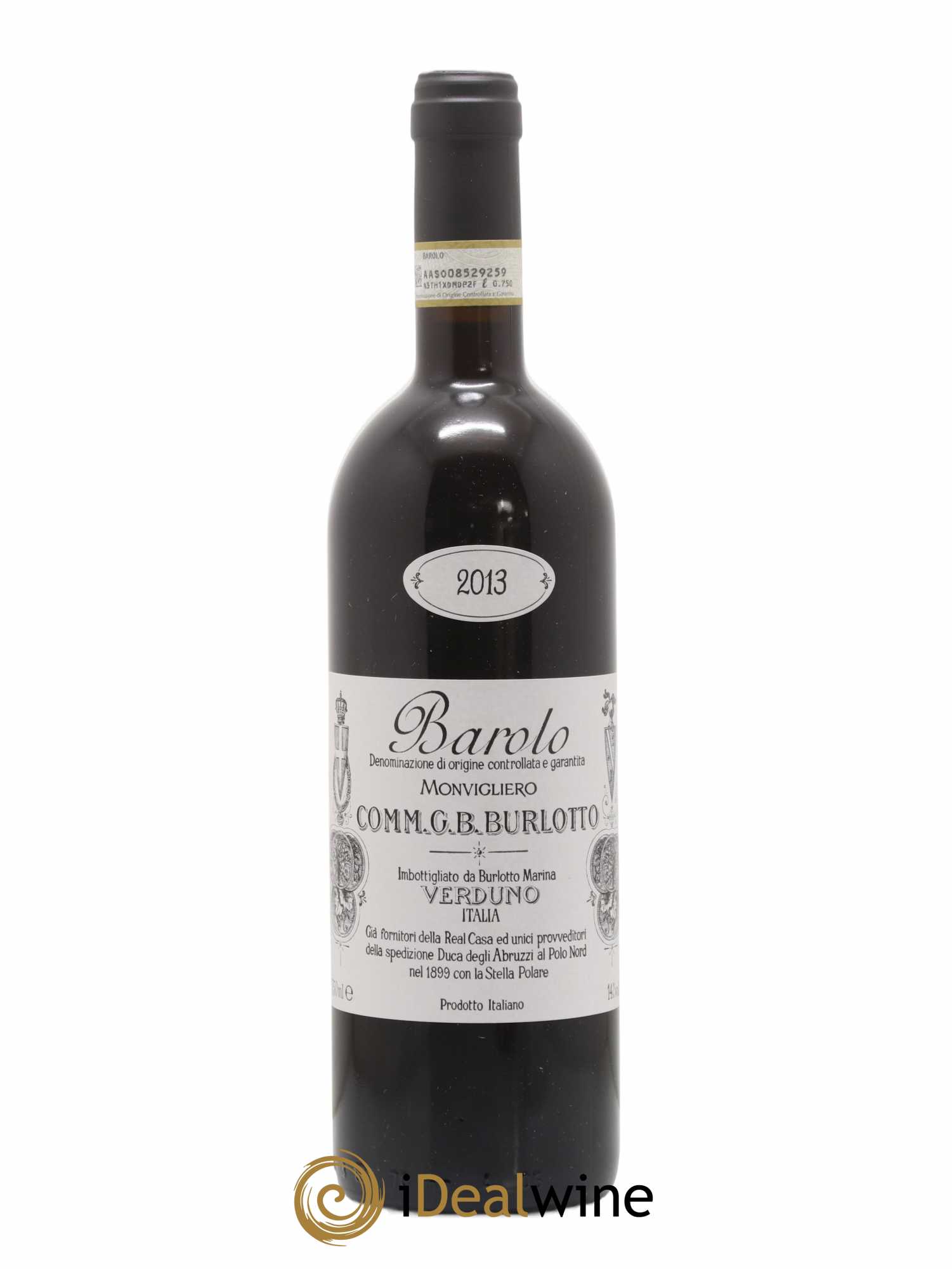 Barolo DOCG Monvigliero Comm. Giovan Battista Burlotto 2013 - Lot de 1 bouteille - 0