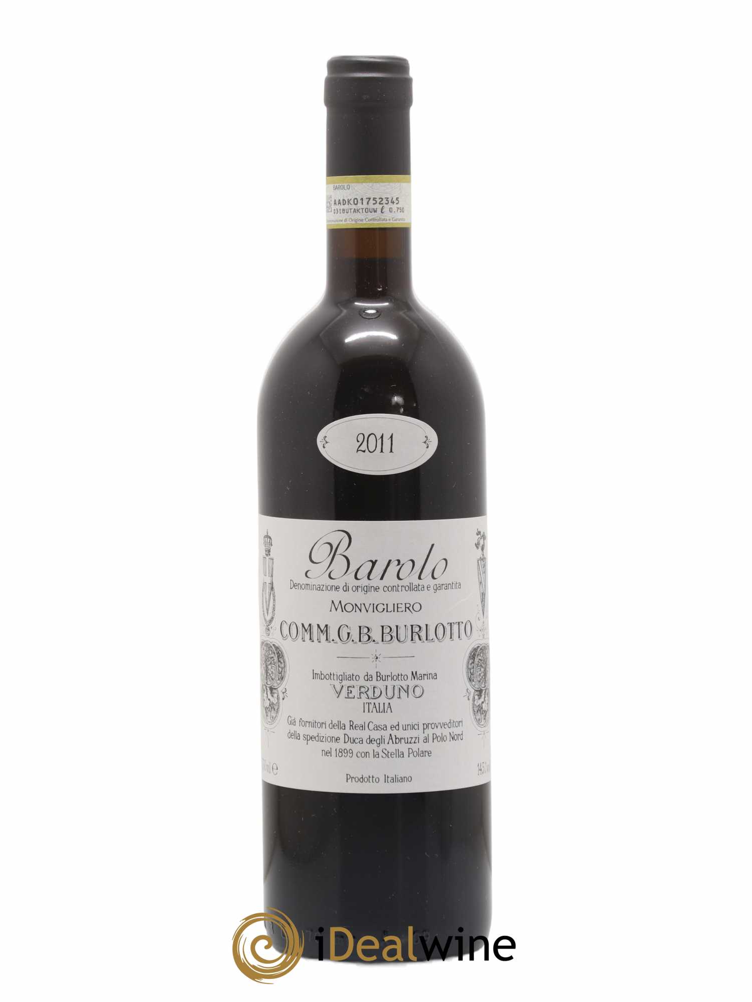 Barolo DOCG Monvigliero Comm. Giovan Battista Burlotto 2011 - Lot de 1 bouteille - 0