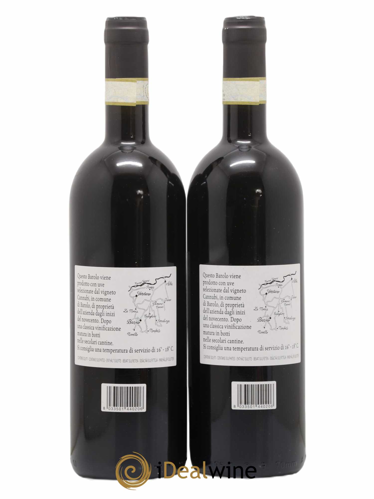 Barolo DOCG Cannubi Comm. Giovan Battista Burlotto 2014 - Lot de 2 bouteilles - 1